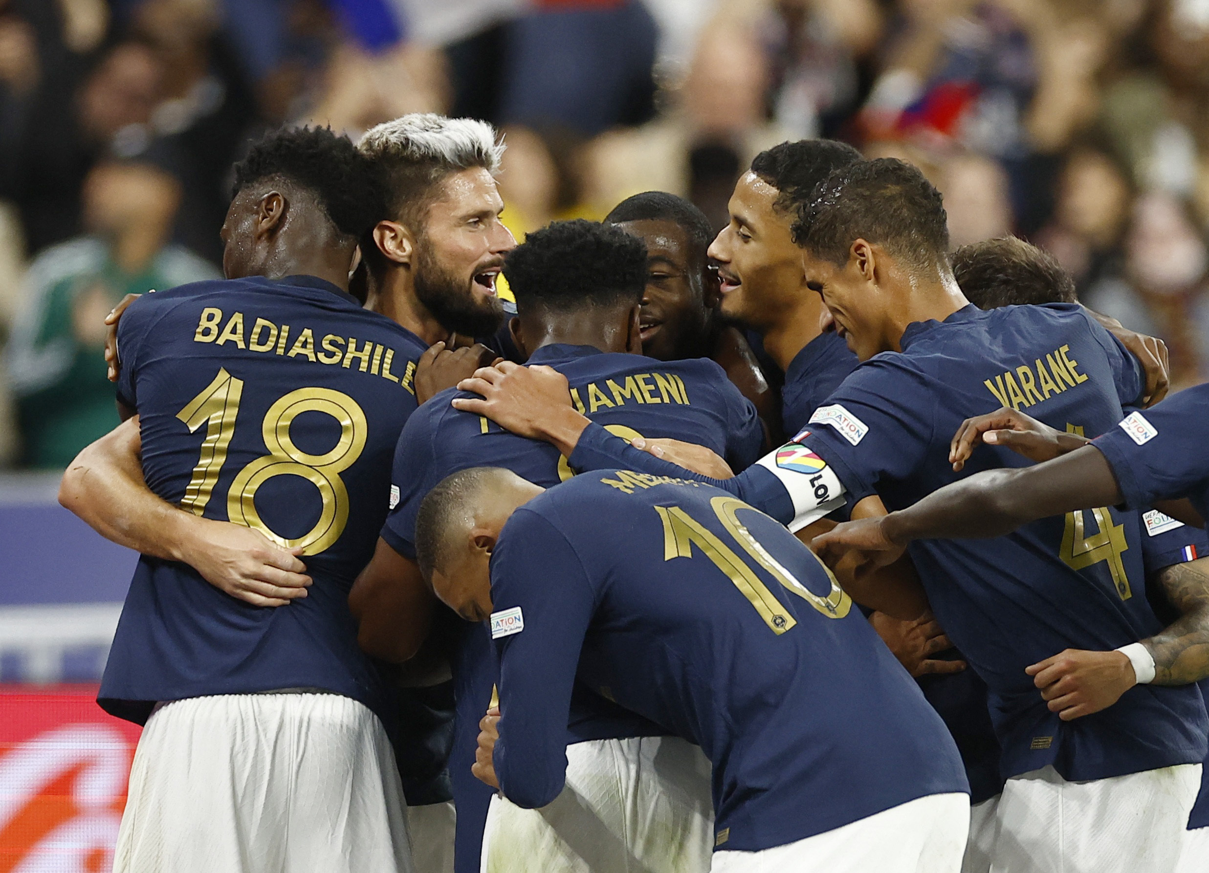 Célula somatica Desarrollar columpio Francia anunció una lista de 25 futbolistas para el Mundial de Qatar -  Infobae