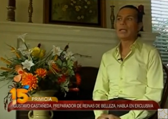 Gustavo Castañeda también aseguró que Lupita "le arrebató" la idea de crear una organización para preparar "Misses" (Foto: Captura de pantalla)