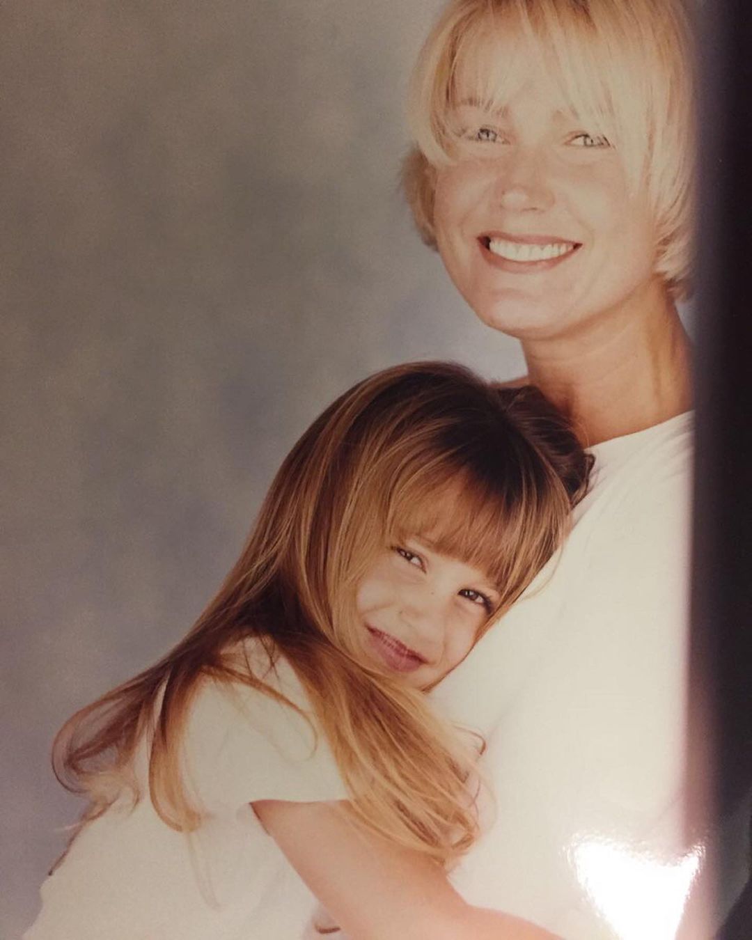 Xuxa con su hija Sasha cuando era pequeña