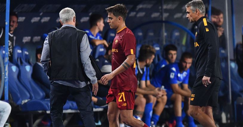 Paulo Dybala se lesionó tras ejecutar un penal en el triunfo de la Roma