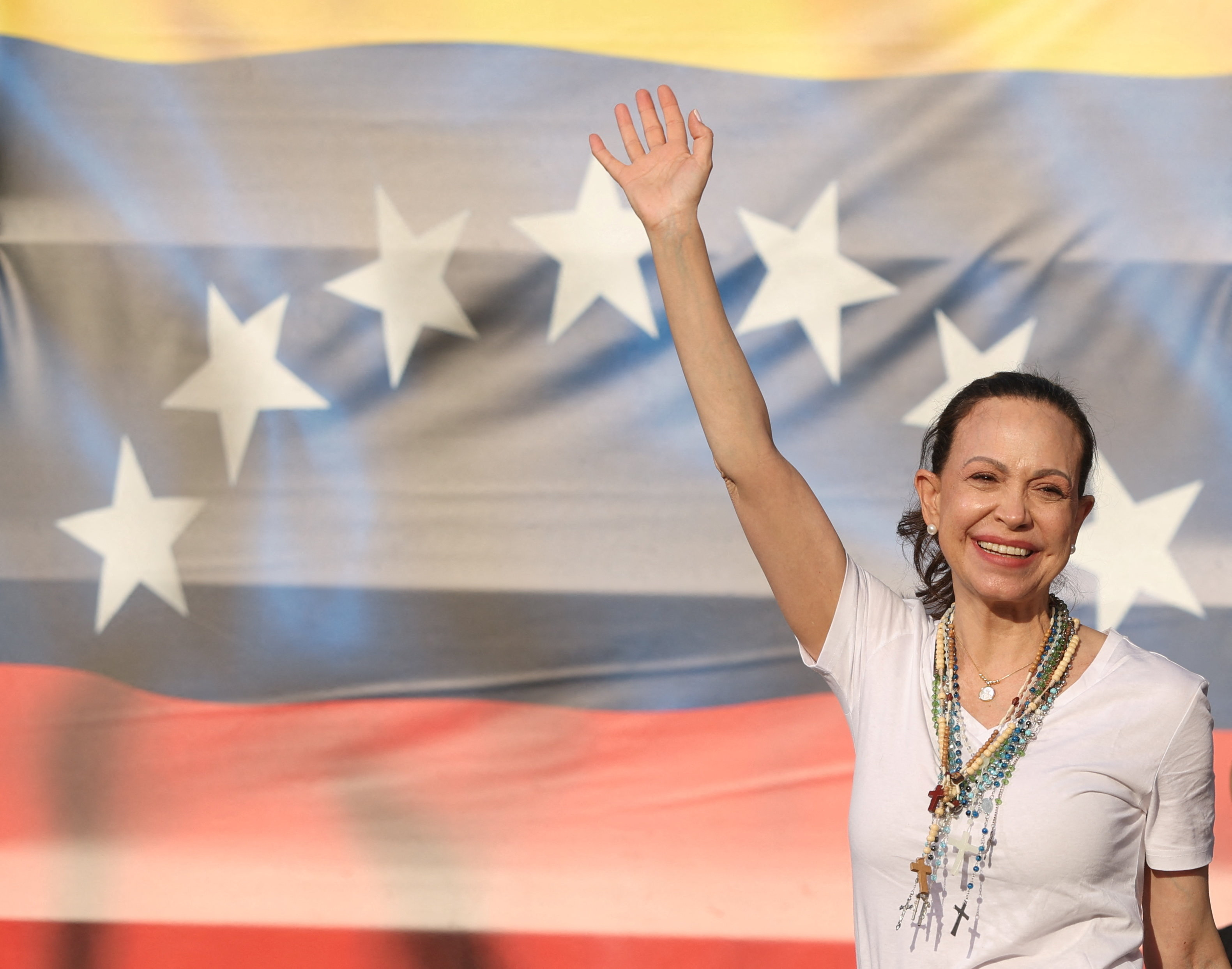 El retorno de Mar&iacute;a Corina Machado