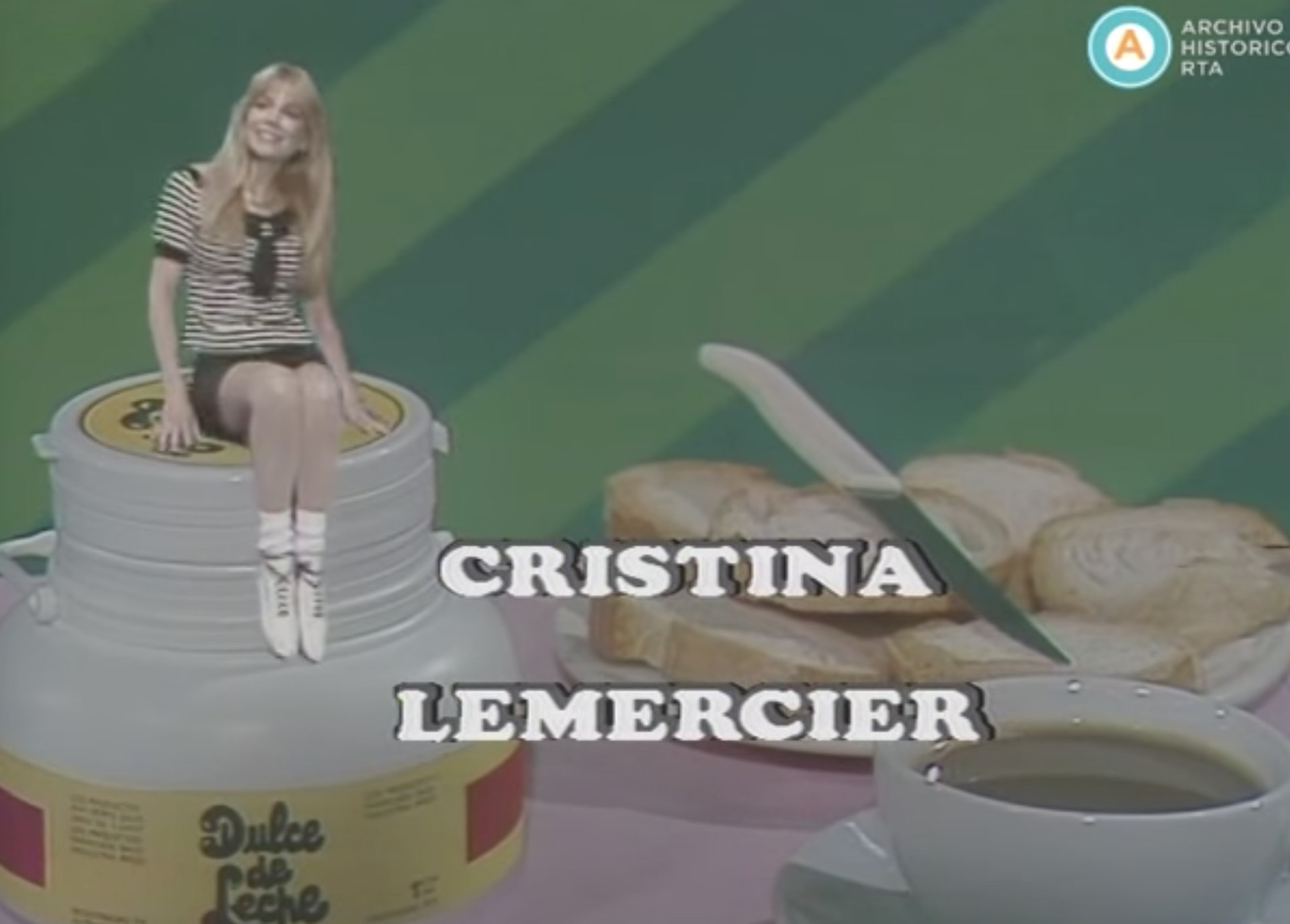 Durante los 90, con el peronismo en el poder y Menem presidente por dos períodos consecutivos, Lemercier volvió a la pantalla de ATC con ciclos infantiles como Cristina y sus amigos, Dulce de leche y Boomerang (Imagen: captura de pantalla)