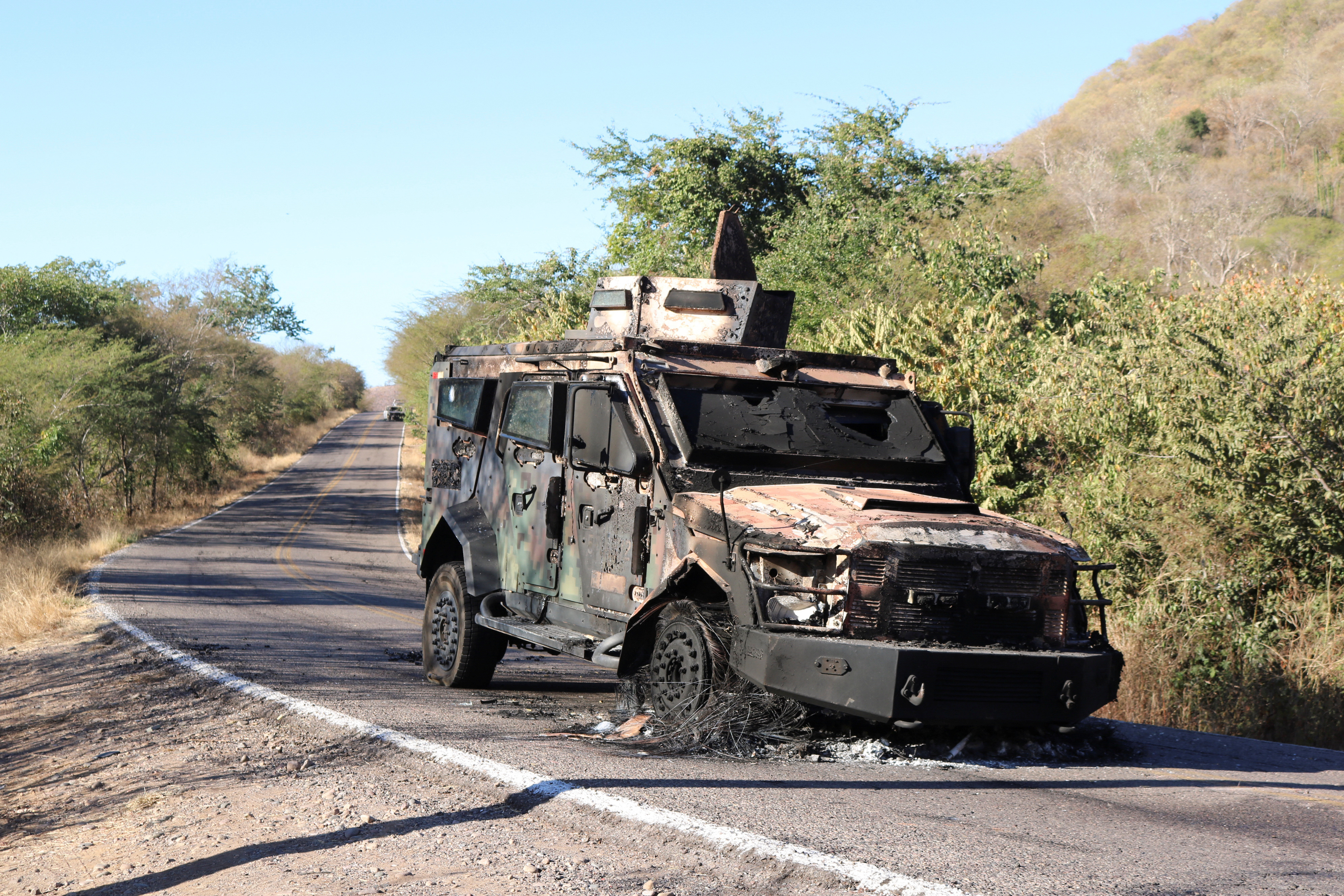 Culicán vivió un jueves negro luego de uno de los líderes del Cartél de Sinaloa fuera recapturado la mañana del 05 de enero.  (Foto: REUTERS/Stringer)