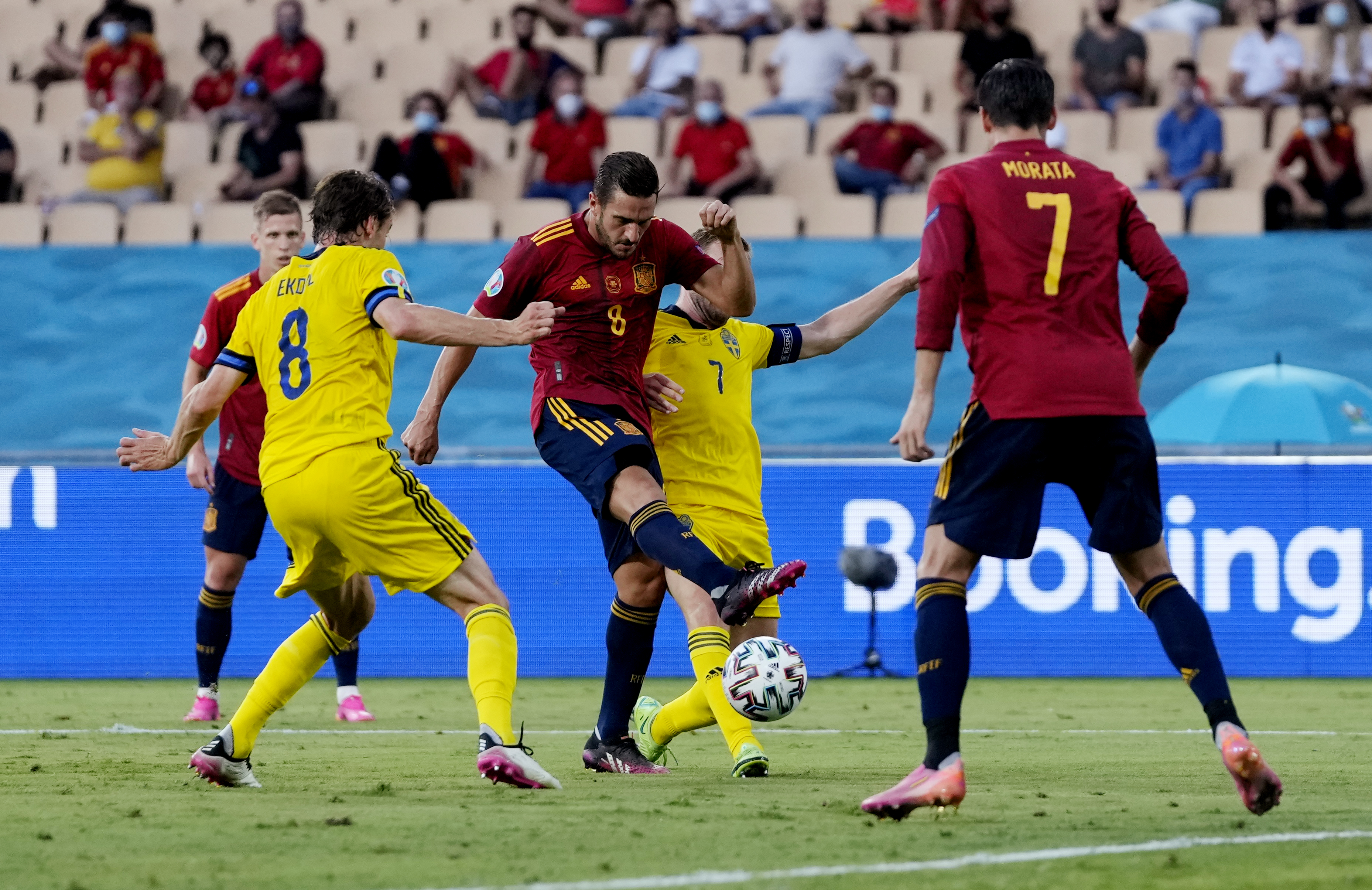 España no pudo con Suecia en su debut en la Eurocopa