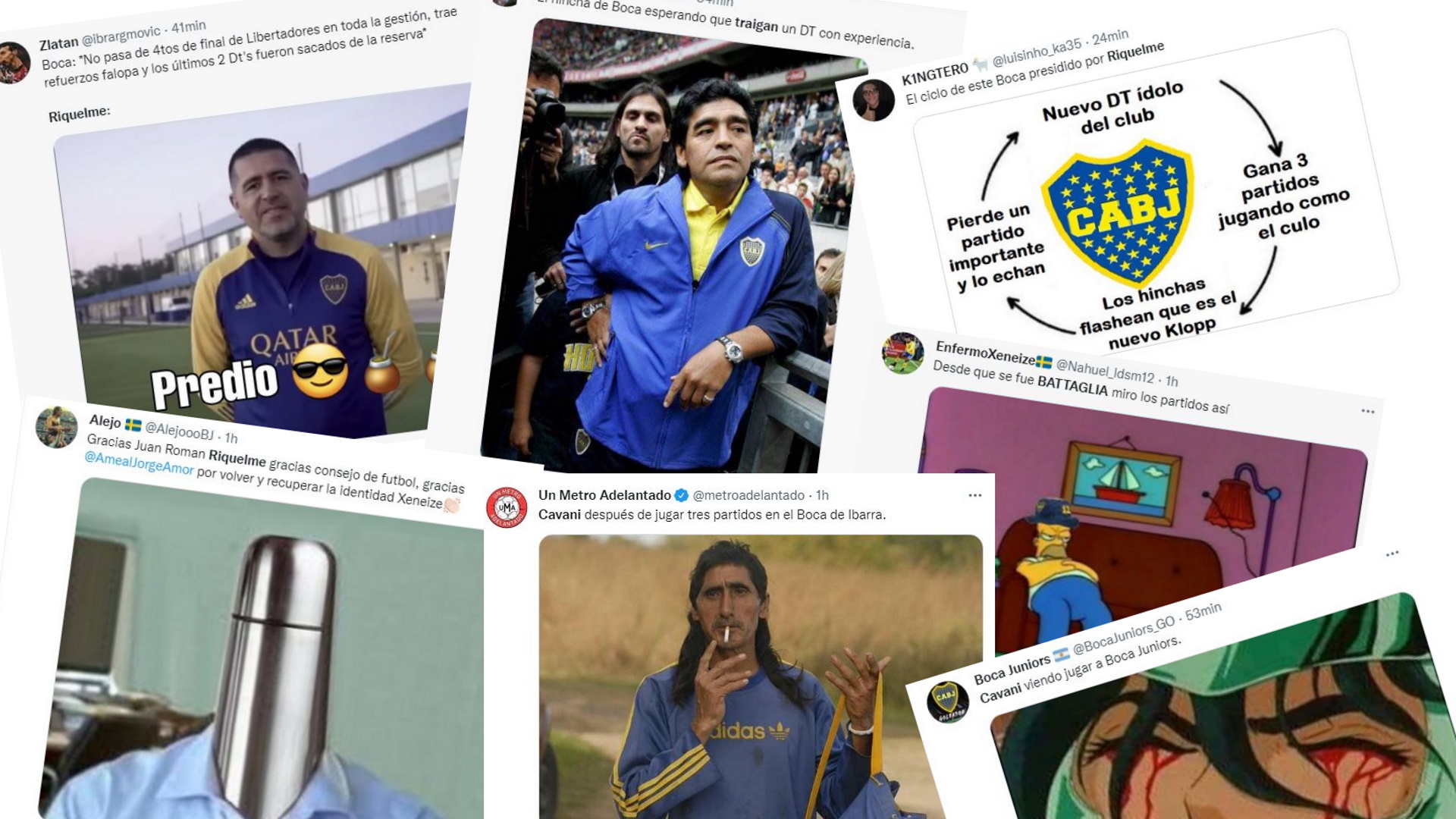 Los mejores memes de la histórica derrota de Boca ante Patronato: Cavani, Riquelme y el “traigan un DT” que fue tendencia