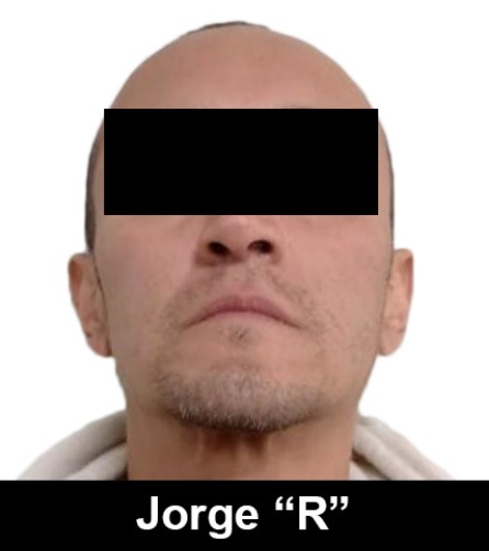 Jorge Carlos Ruiz, identificado como miembro de una organización de tráfico de drogas vinculada al Cártel Jalisco Nueva Generación (Foto: @FGRMexico)
