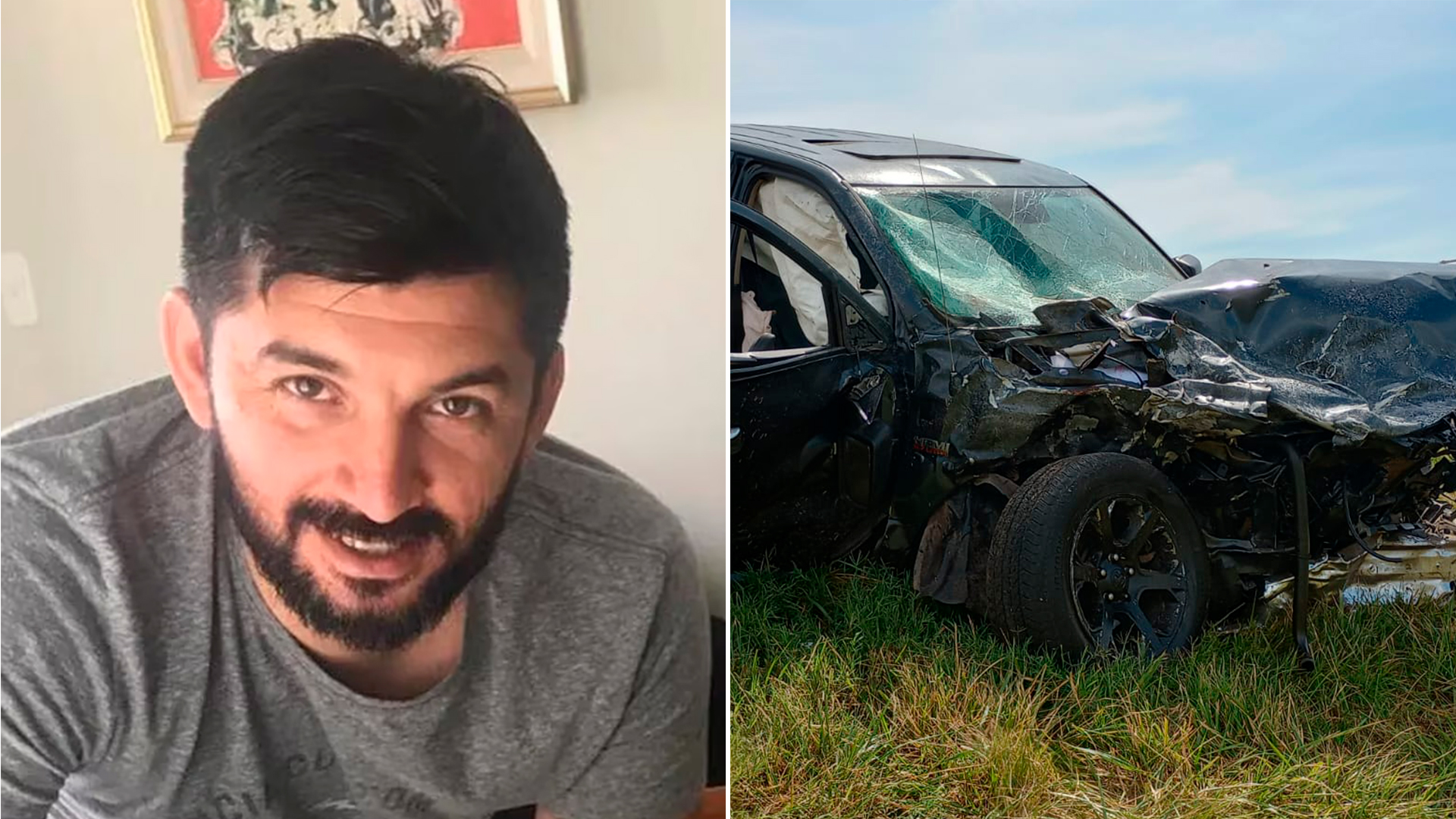 Michael Díaz protagonizó un trágico accidente en la ruta 