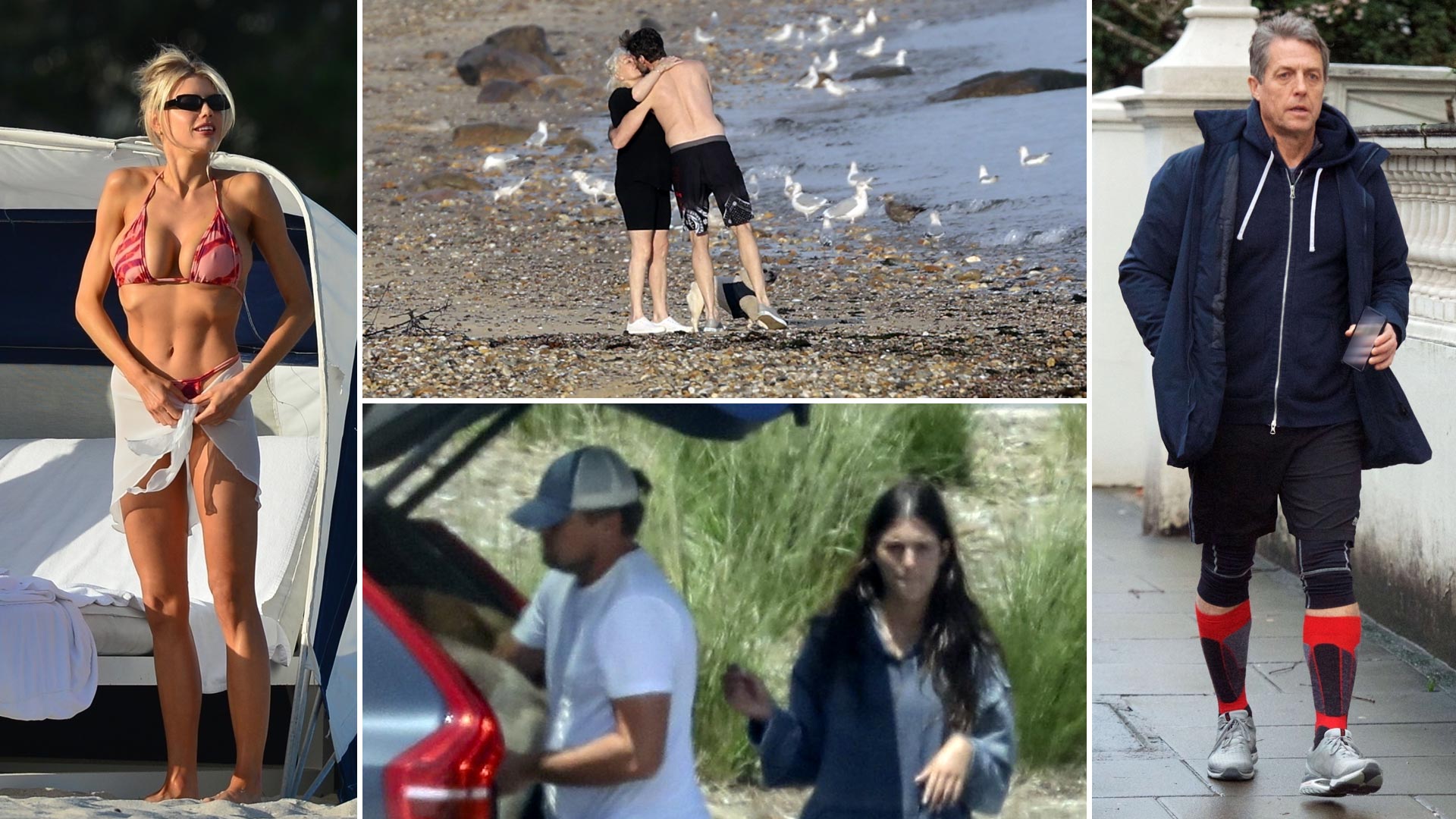 Las vacaciones de Hugh Jackman y Deborra-Lee en Los Hamptons; el paseo de Leonardo DiCaprio y Camila Morrone en Malibú: celebrities en un click