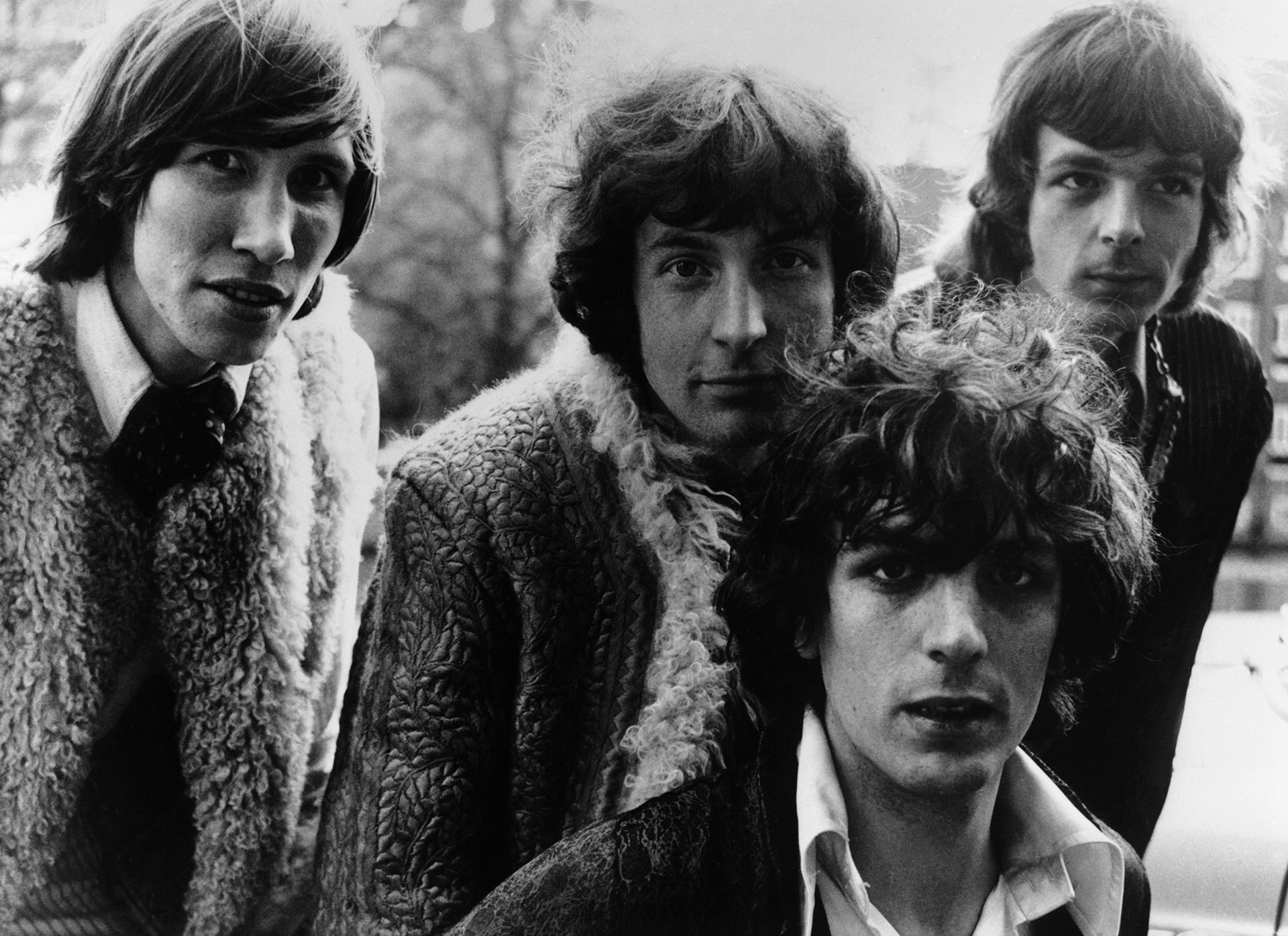 El grupo oringinal Pink Floyd, (de izquierda a derecha) Roger Waters, Nick Mason, Syd Barrett y Richard Wright (Hulton-Deutsch Collection/CORBIS/Corbis via Getty Images)
