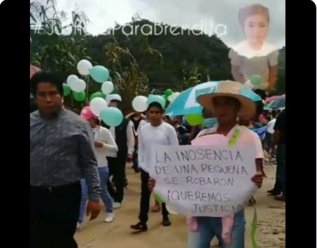 Habitantes de Puebla exigieron justicia para Brenda en la Presidencia Municipal (Foto: Redes sociales)