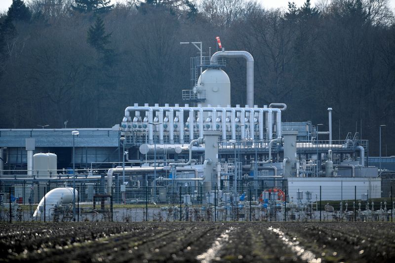 Depósito de gas natural Astora, el mayor almacén de gas natural en Europa Occidental, en Rehden, Alemania. Astora es parte del Gazprom Germania Group (Reuters)