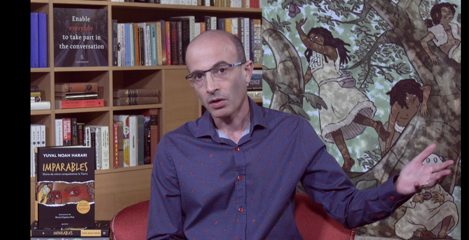 Yuval Noah Harari, en la entrevista con Infobae.