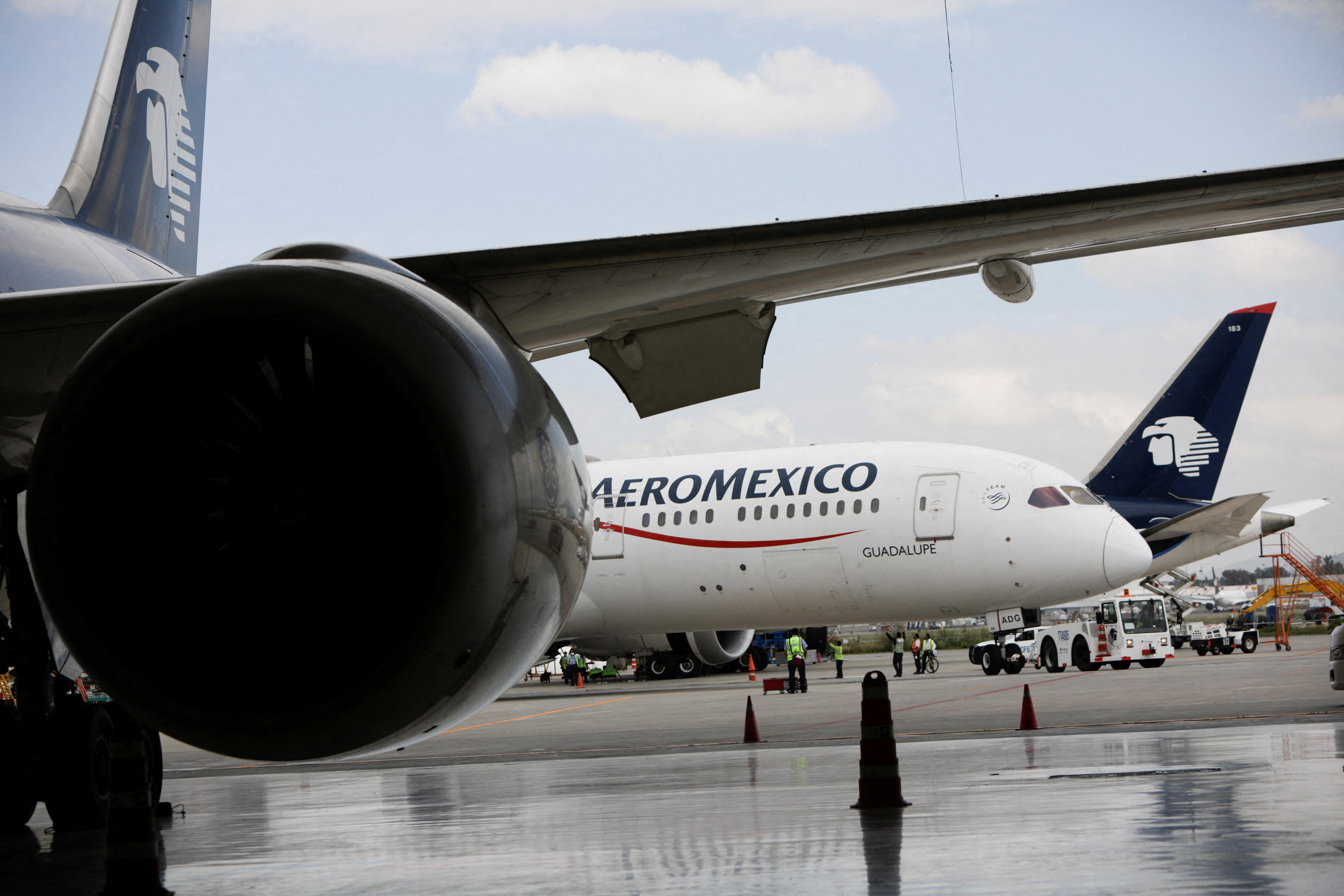 Aeroméxico fue una de las aerolíneas que rechazó el cabotaje (REUTERS/Luis Cortés/File Photo)