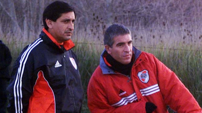 Ramón Díaz y Omar Labruna, cuando dirigieron a River Plate