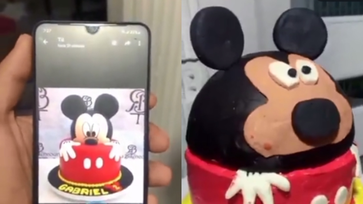El calvario que vive la pastelera de la fallida torta de Mickey Mouse viral  en TikTok - Infobae
