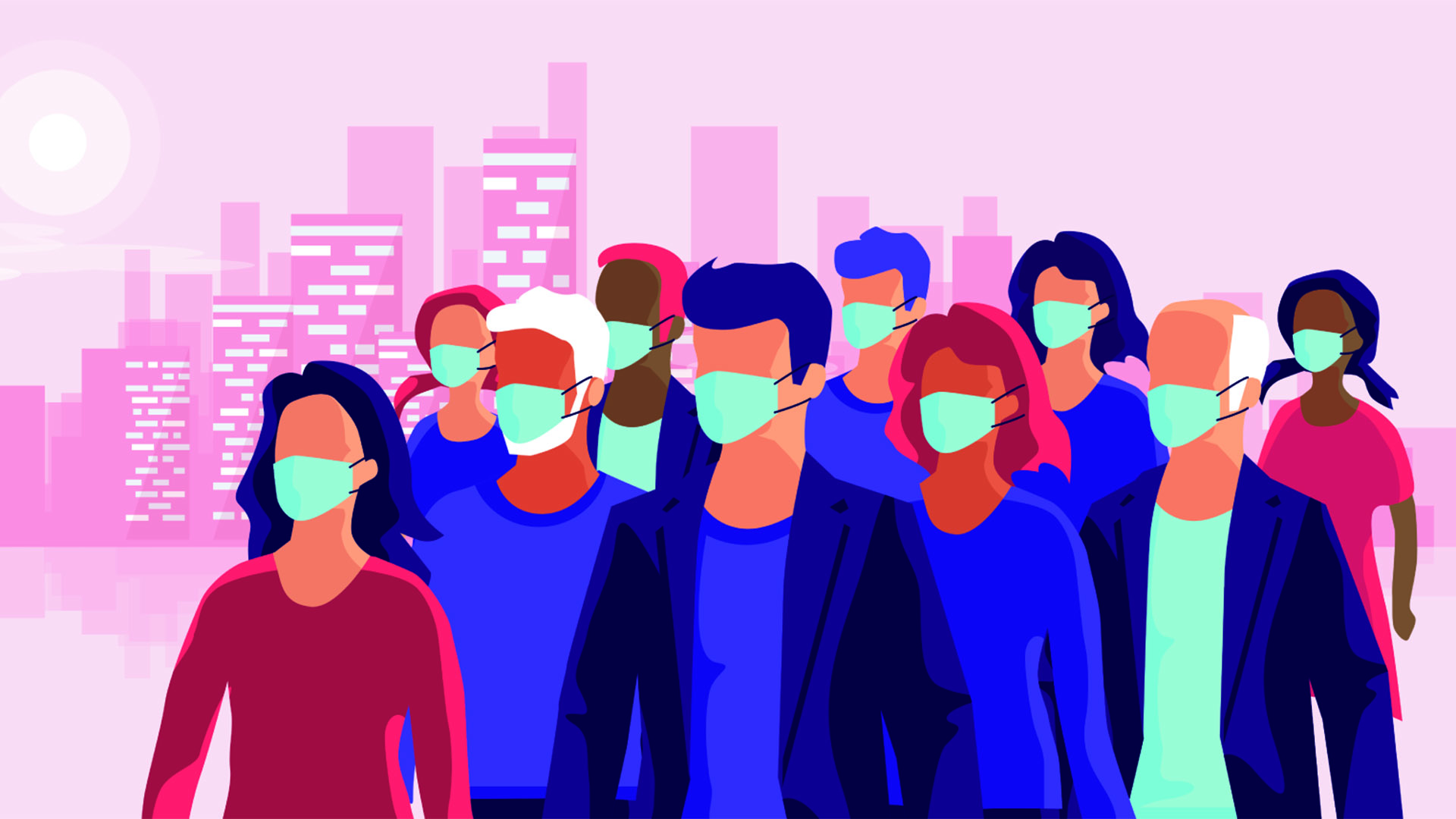 Las mascarillas son un elemento fundamental para prevenir el contagio de persona a persona (Shutterstock)