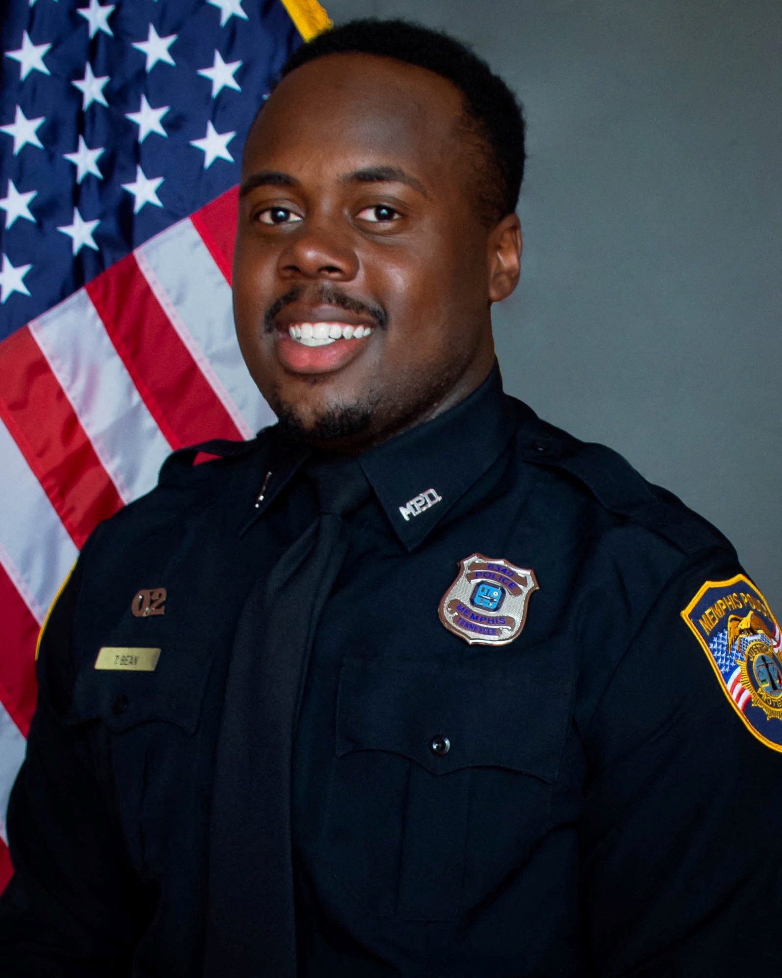 El oficial Tadarrius Bean, que había sido contratado por el Departamento de Policía de Memphis en agosto de 2020 y fue despedido con otros cuatro oficiales