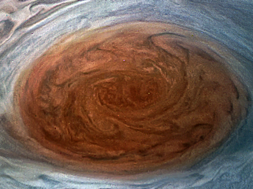 La gran mancha roja de Júpiter es una gran tormenta permanente (AFP PHOTO / NASA / Handout)