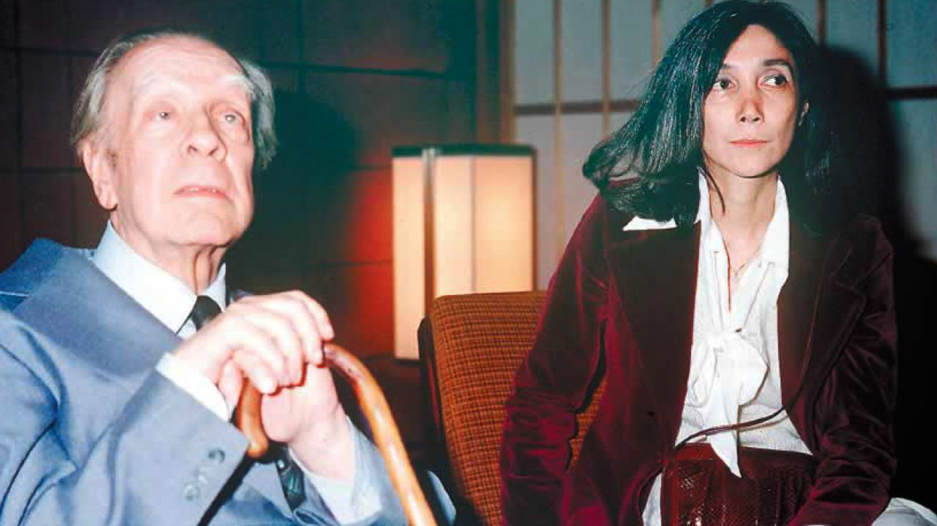 jorge Luis Borges y María Kodama