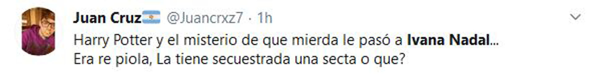 Algunas de las críticas que recibió Ivana Nadal tras su video (Fotos: Twitter)