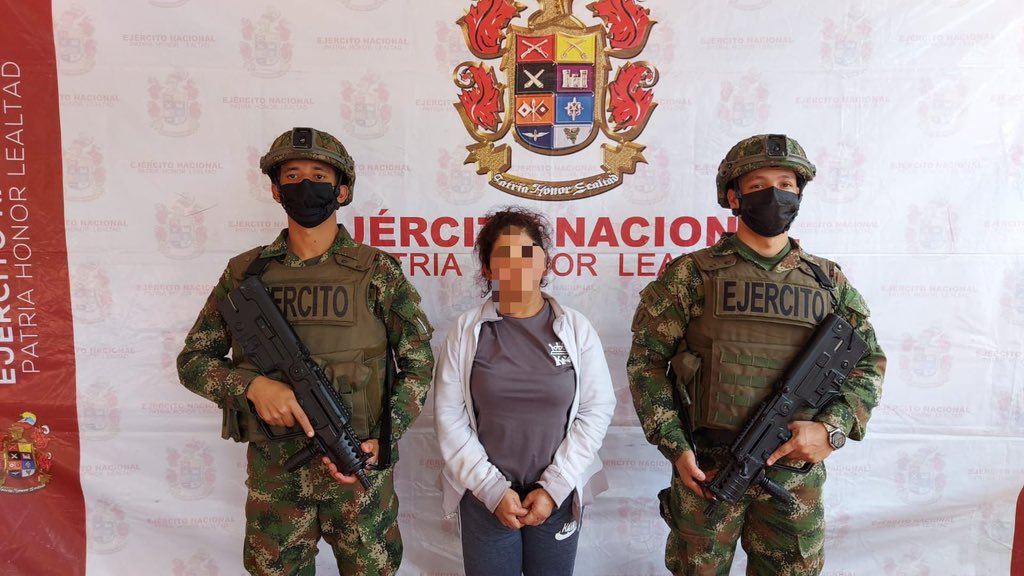 Capturan alias Fanny, presunta cabecilla de la red de apoyo al terrorismo del ELN en Norte de Santander