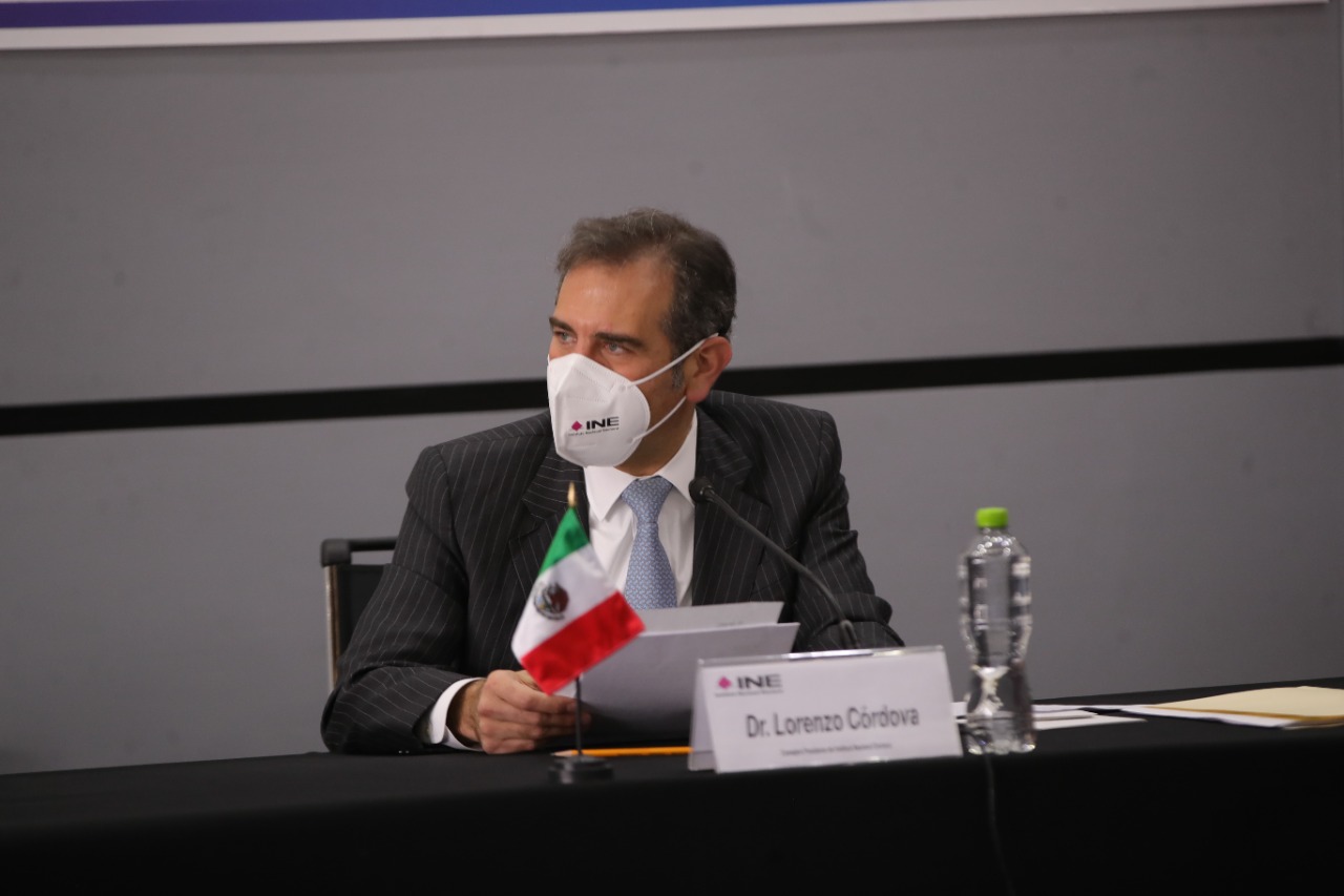Lorenzo Córdova, consejero presidente del INE (Foto: Twitter/INEMexico)