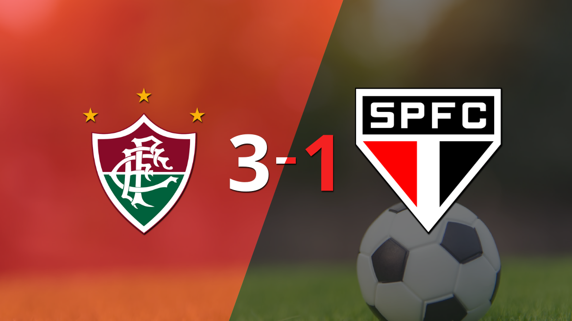 Fluminense vence por 3-1 a São Paulo con triplete de Germán Cano
