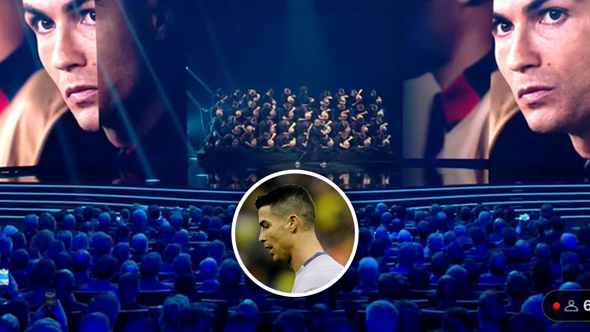 Cristiano Ronaldo apareció en los premios The Best: la polémica imagen que eligió la FIFA y las reacciones de los fanáticos