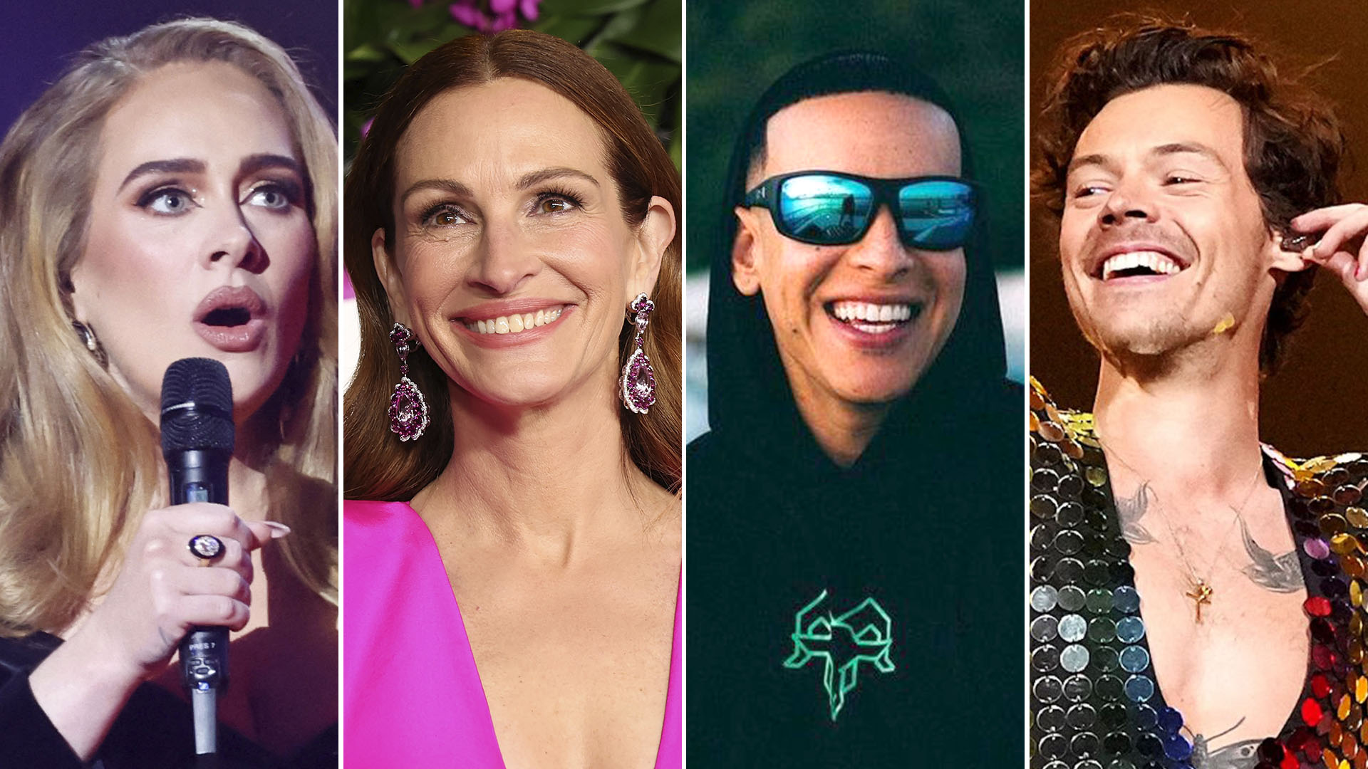 De Adele y Julia Roberts a Daddy Yankee y Harry Styles: las celebridades que alientan a la selección argentina 