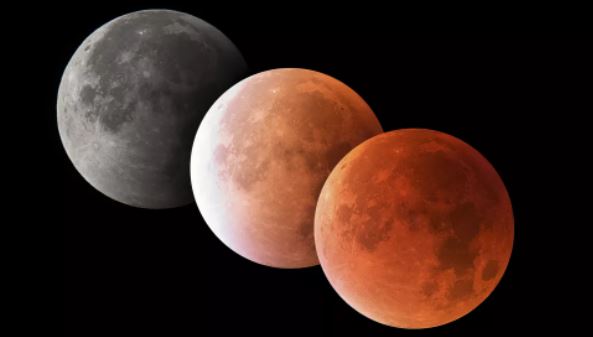 The total lunar eclipse will have 3 phases to observe