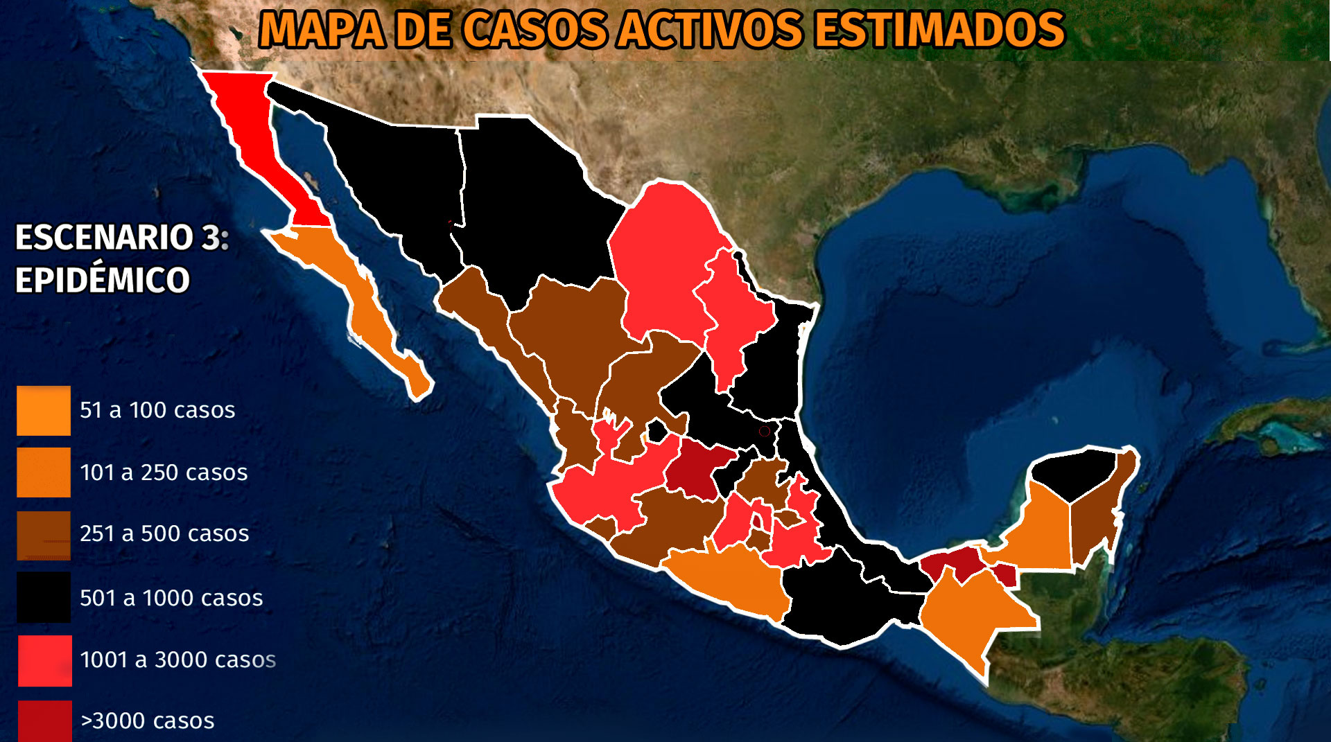 Mapa del coronavirus en México al 21 de octubre: el país rebasó las 285,000 muertes acumuladas