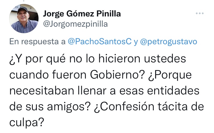 Twitter de Jorge Gómez Pinilla