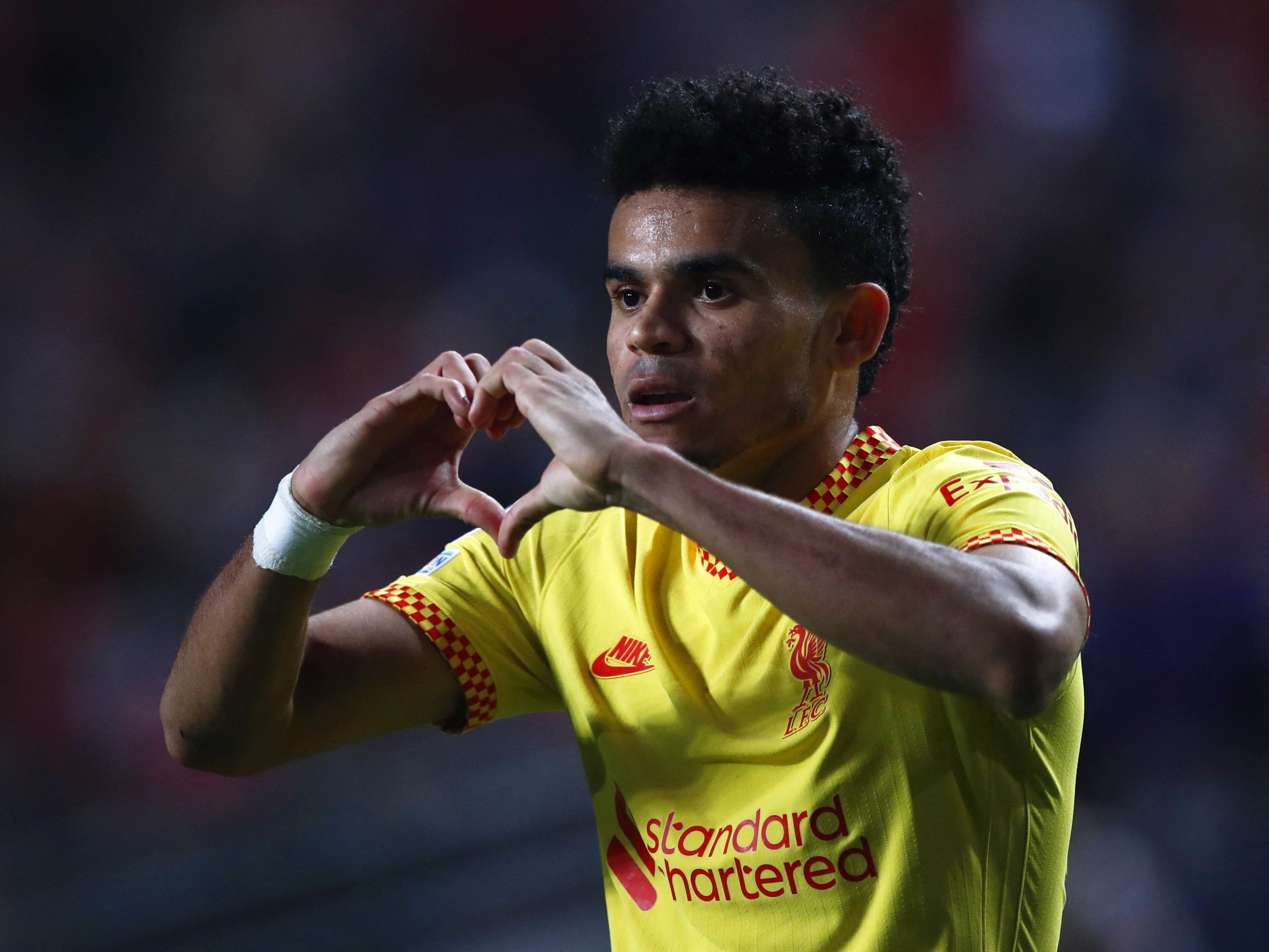 Luis Díaz, extremo atacante del Liverpool (Foto: REUTERS)