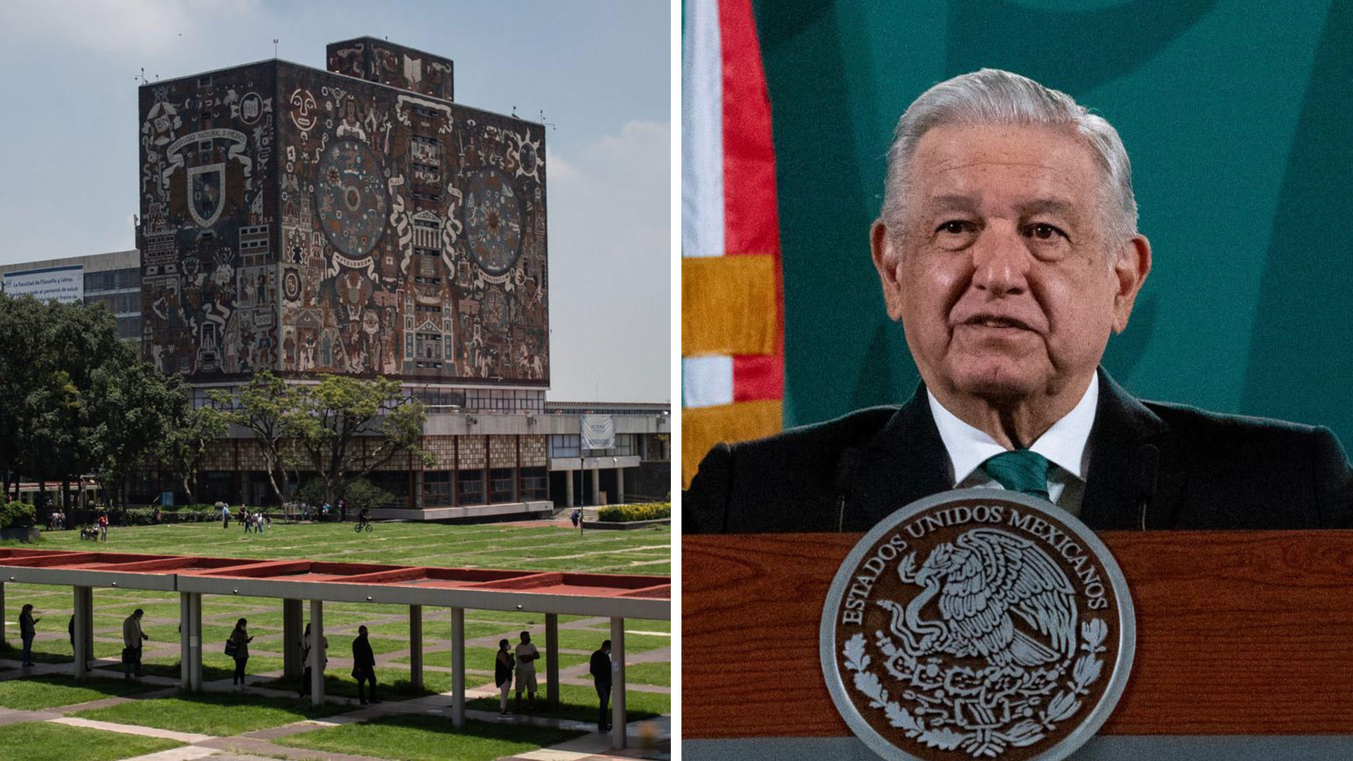 Desde la mañanera AMLO volvió a criticar a la UNAM: “Se fue creando una burocracia dorada”