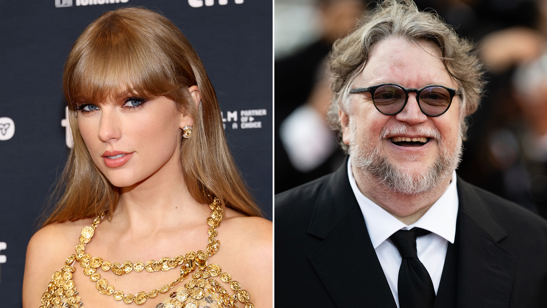 Taylor Swift ha comentado en varias ocasiones lo mucho que admira a Guillermo del Toro. 
(Fotos: Gettyimages)