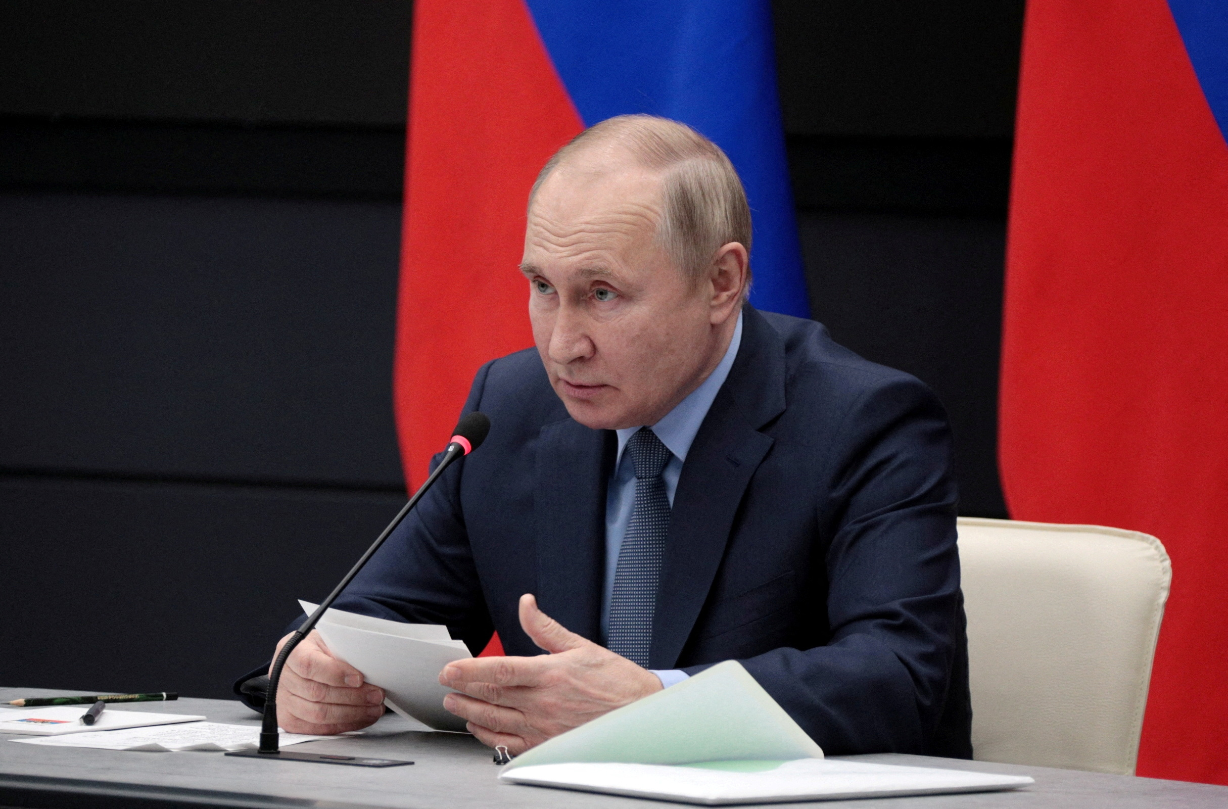 Vladimir Putin, presidente de Rusia (Sputnik/Russian Presidential Press Office/Kremlin via REUTERS)