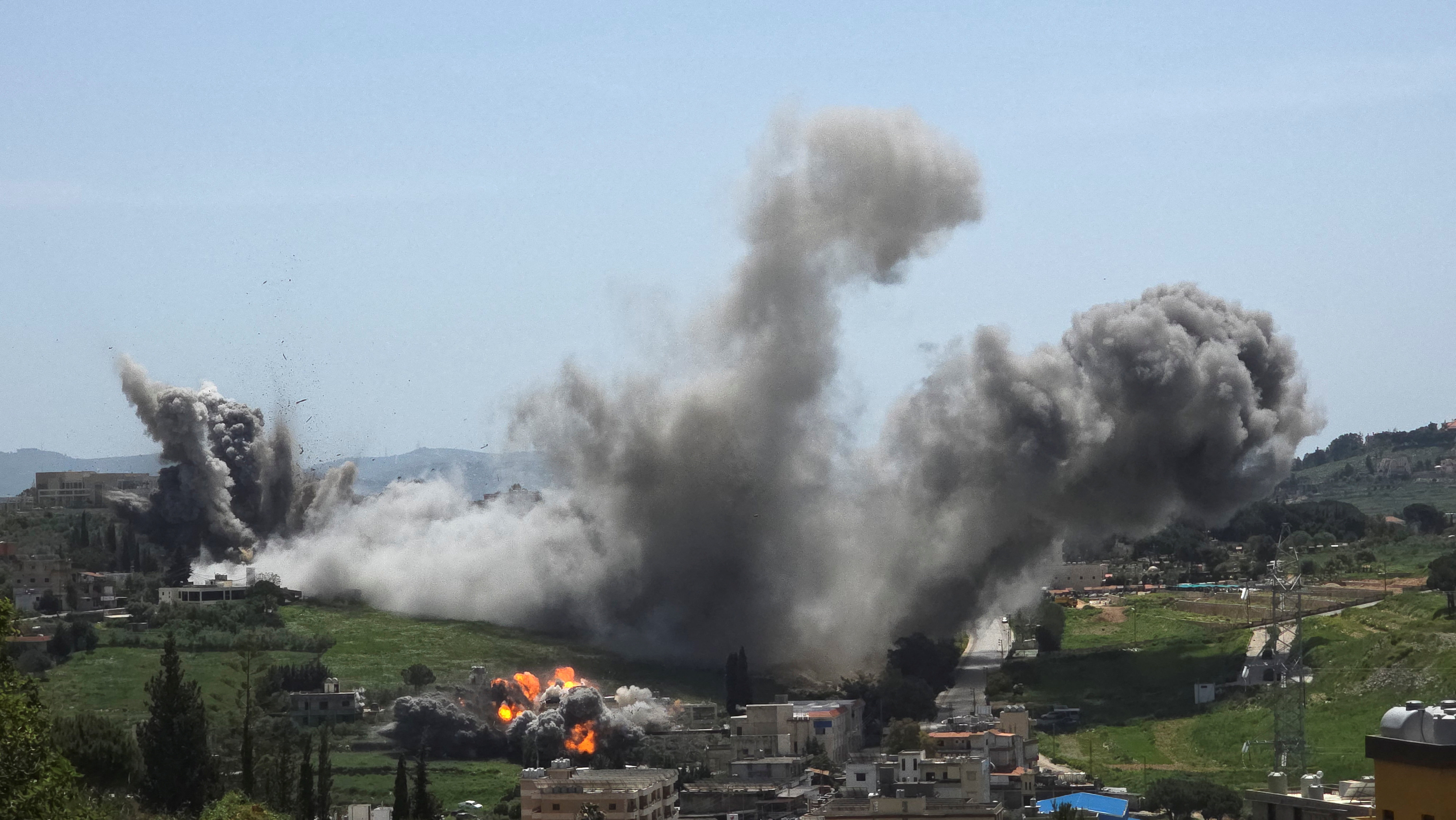 Israel acus&oacute; a Hezbollah de violar el alto el fuego con el lanzamiento misiles y drones desde el sur del L&iacute;bano