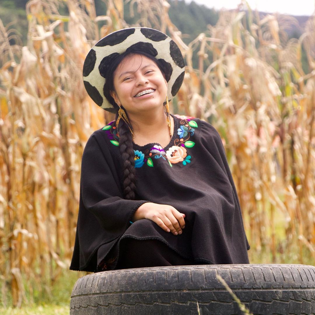 La youtuber Nancy Risol pertenece a la comunidad indígena de los Saraguro de Ecuador. (Instagram/Nancy Risol).