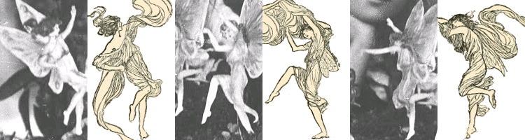 Las hadas y las ilustraciones originales de donde fueron copiadas