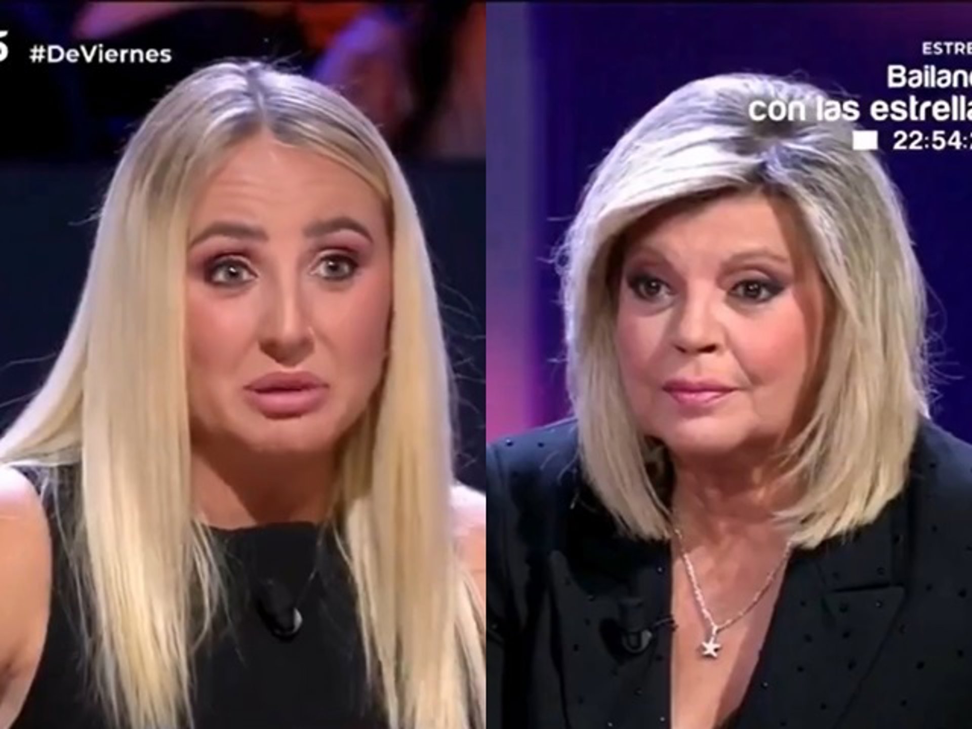 Tenso cara a cara entre Rocío Flores y Terelu Campos en '¡De viernes!' -  Infobae