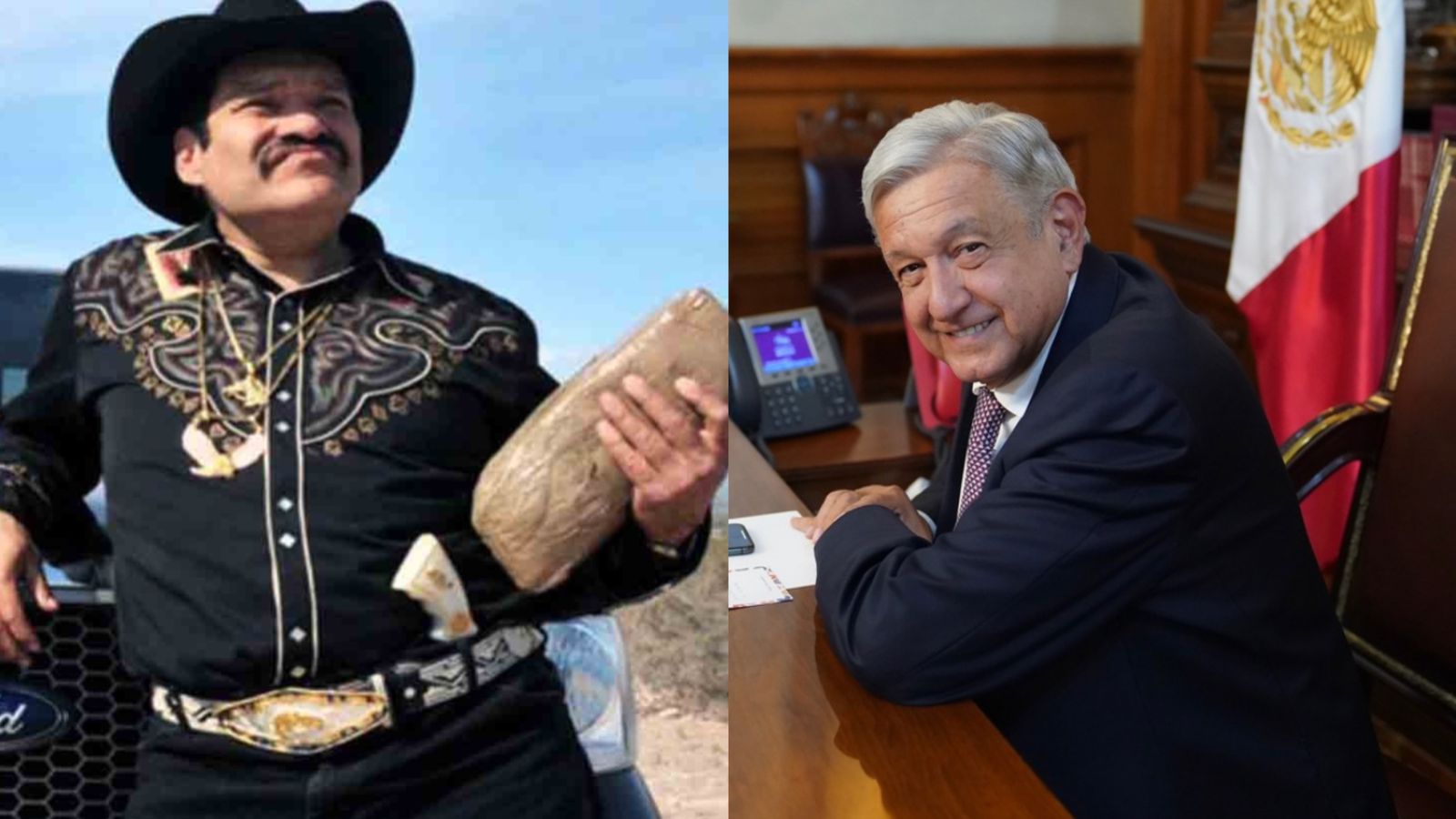 The actor Joaquín Cosío challenged AMLO to name him 'Peje' after the president called him 'Cochiloco' (Photo: Instagram/@lopezobrador/@joaquincosiooficial)