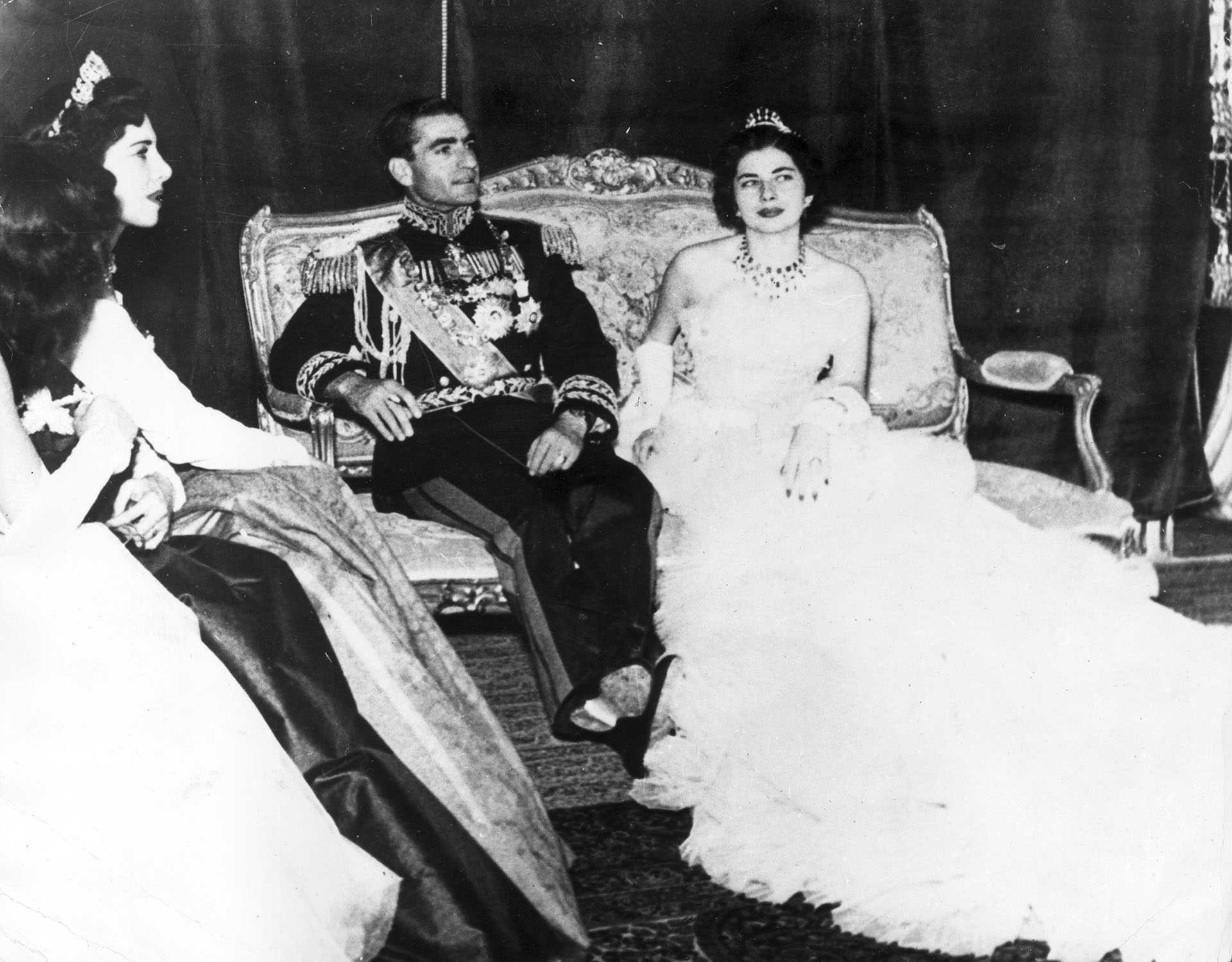 El sha Mohamed Reza Pahlevi y Soraya Esfandiary se casaron en 1951 y se divorciaron en 1958 (Keystone/Getty Images)