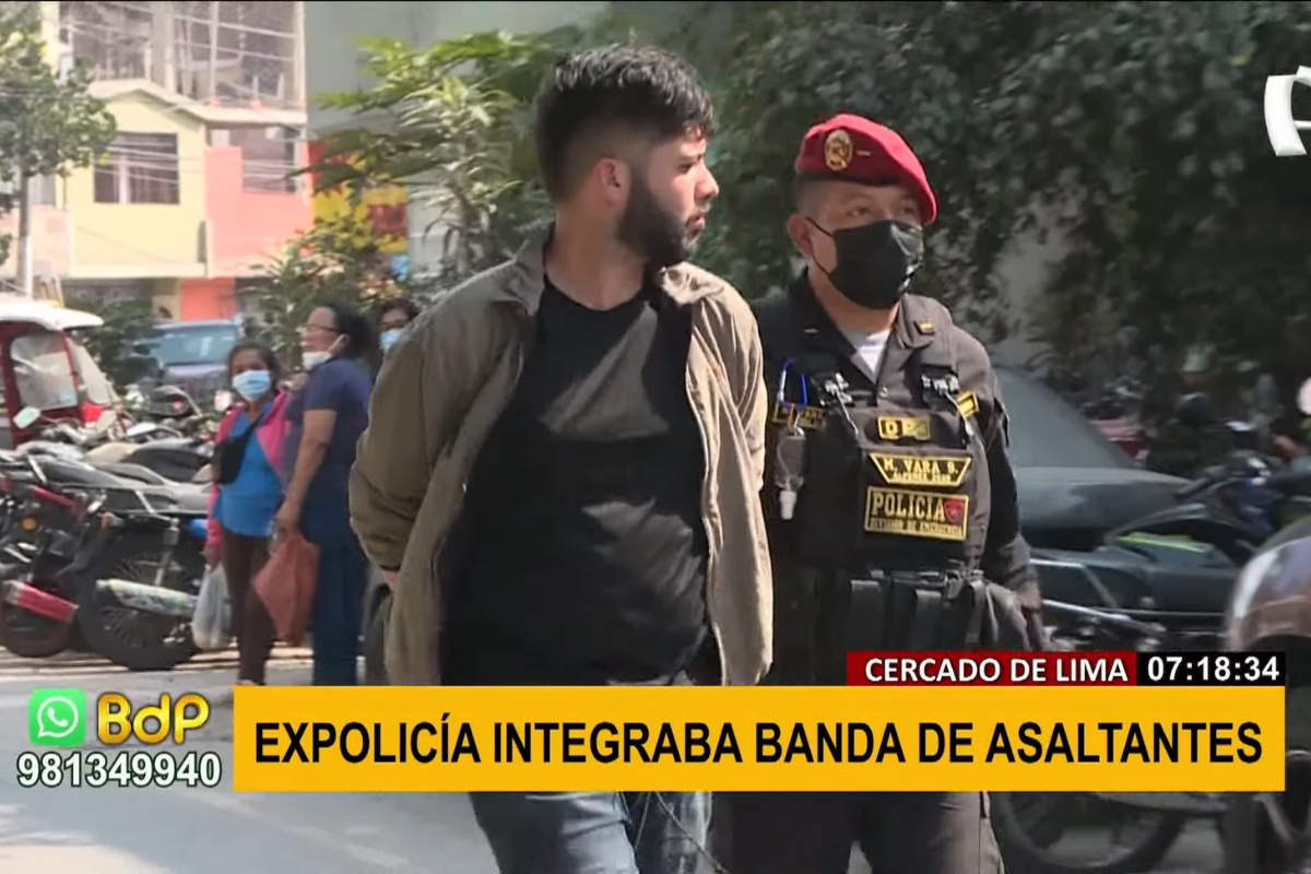 Capturan a ex policía extranjero que integraba banda criminal en San Martín de Porres