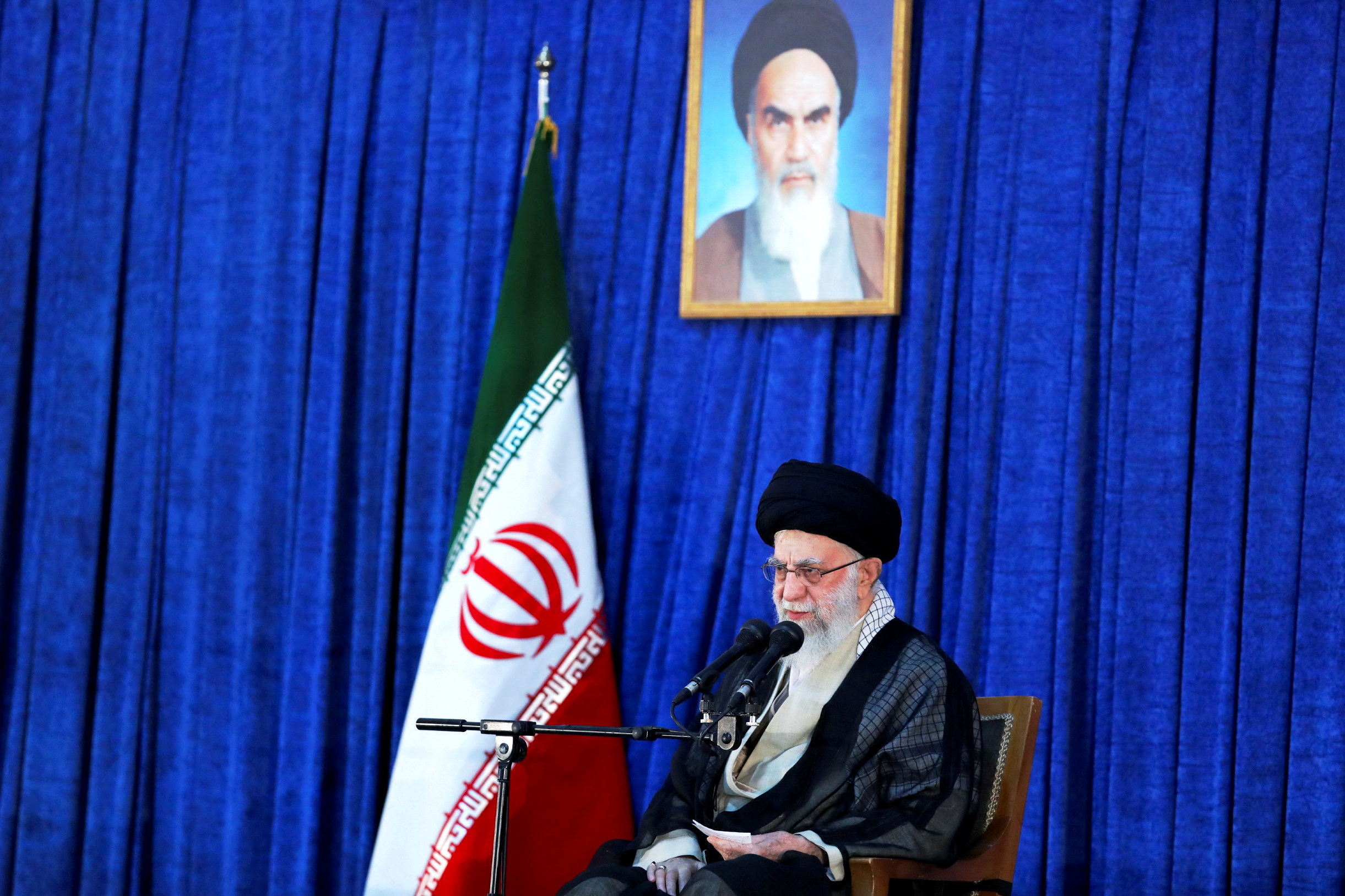 Pese a la presión de Occidente, el régimen iraní advirtió que seguirá aplicando la fuerza contra los manifestantes (Office of the Iranian Supreme Leader/WANA)