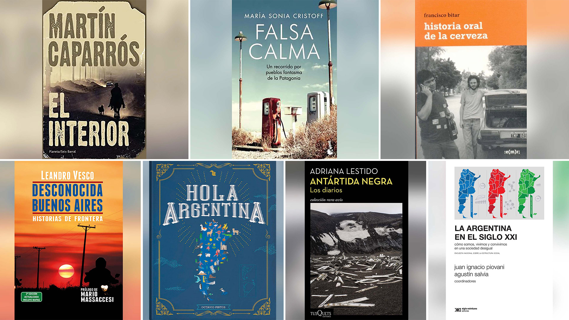 Siete libros para conocer Argentina de punta a punta