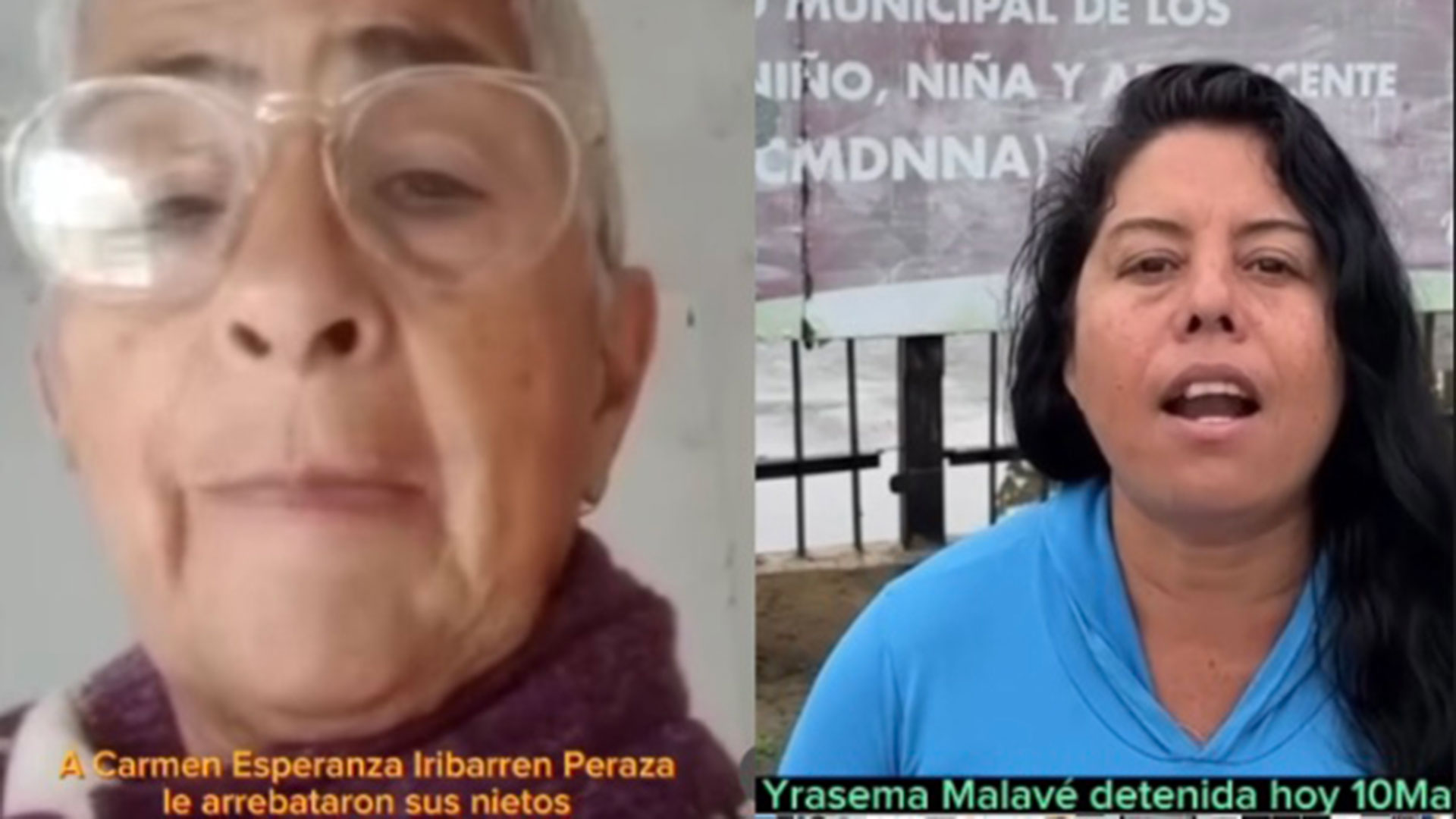 Carmen Iribarren e Yrasema Malavé serían víctimas de la red que arrebata los niños