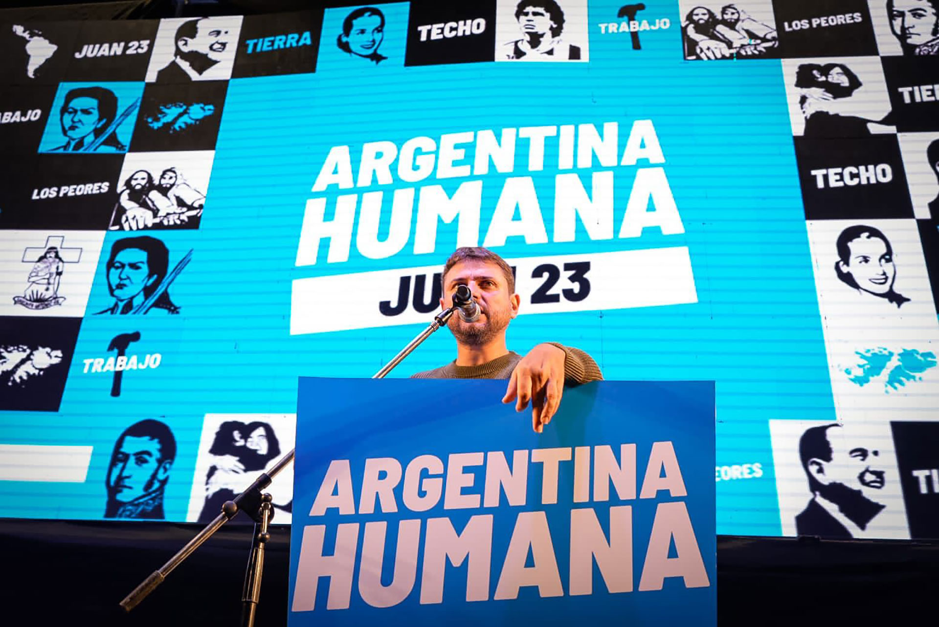 Juan Grabois lanzó su candidatura presidencial con guiños a Cristina Kirchner, pero pidió que haya PASO en el Frente de Todos
