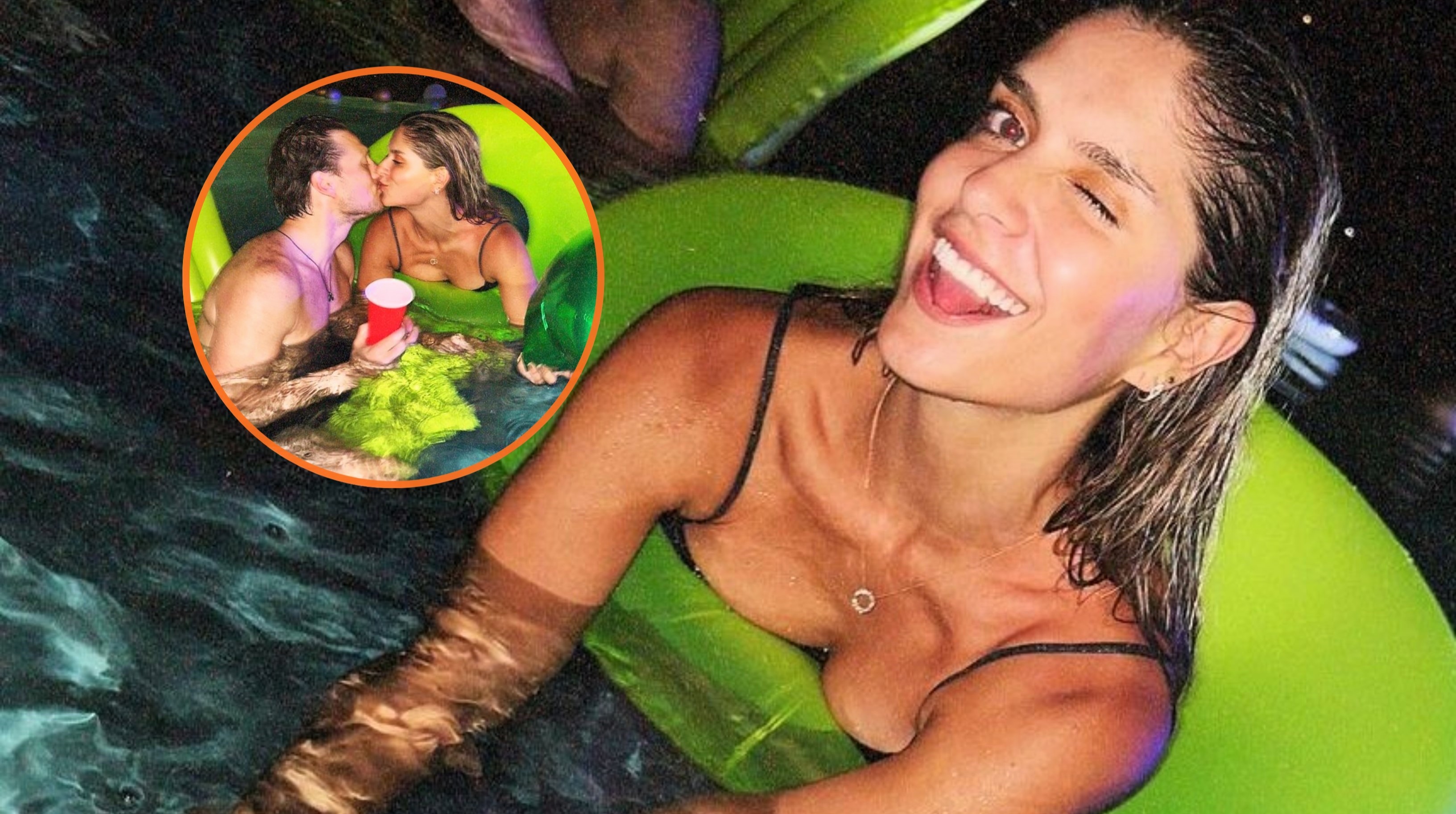 Así celebró Laura Tobón sus 34: Los mariachis no faltaron en una pool party  - Infobae