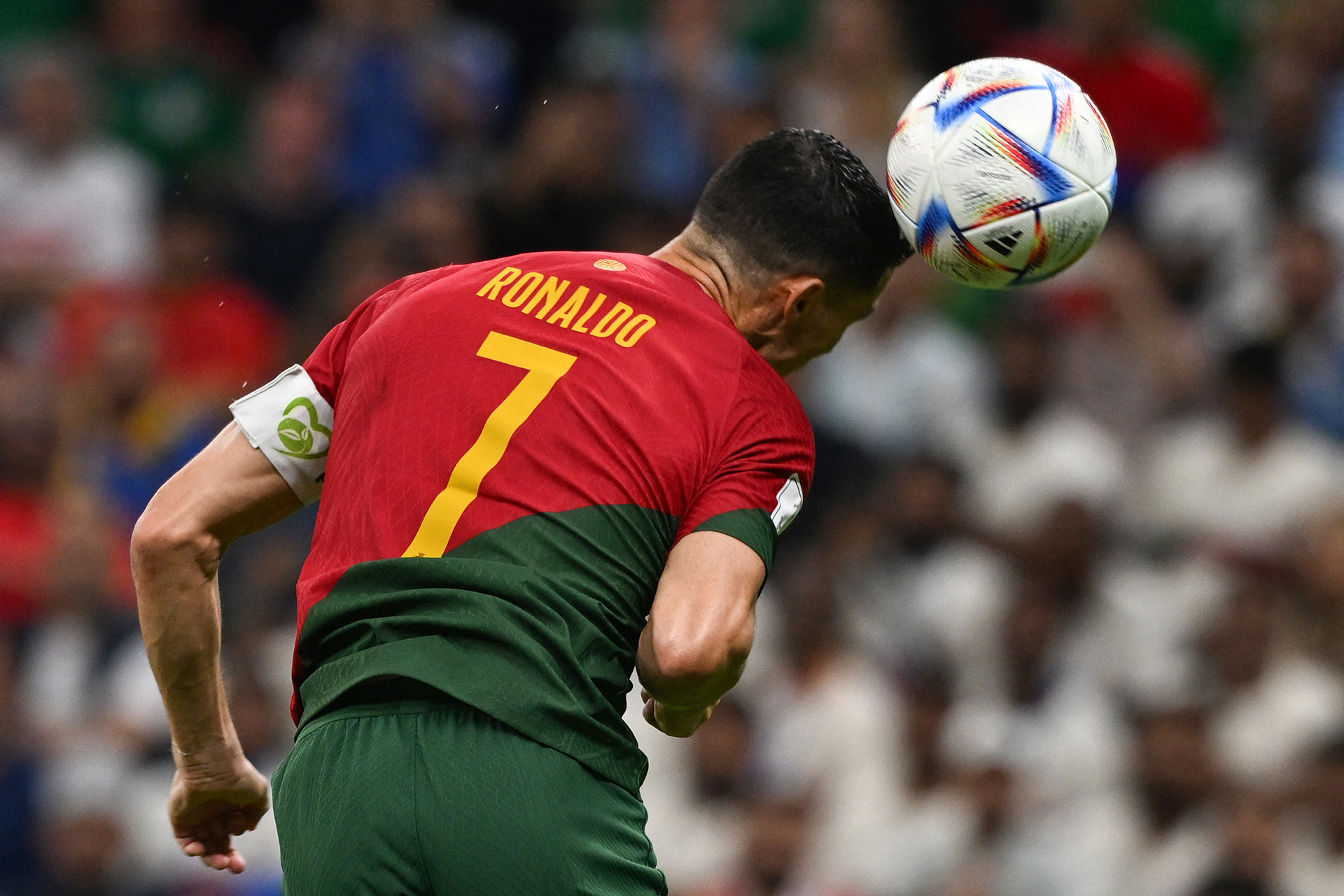 The ball data showed that there was no contact from Cristiano Ronaldo in Portugal's 1-0 (Photo: AFP)