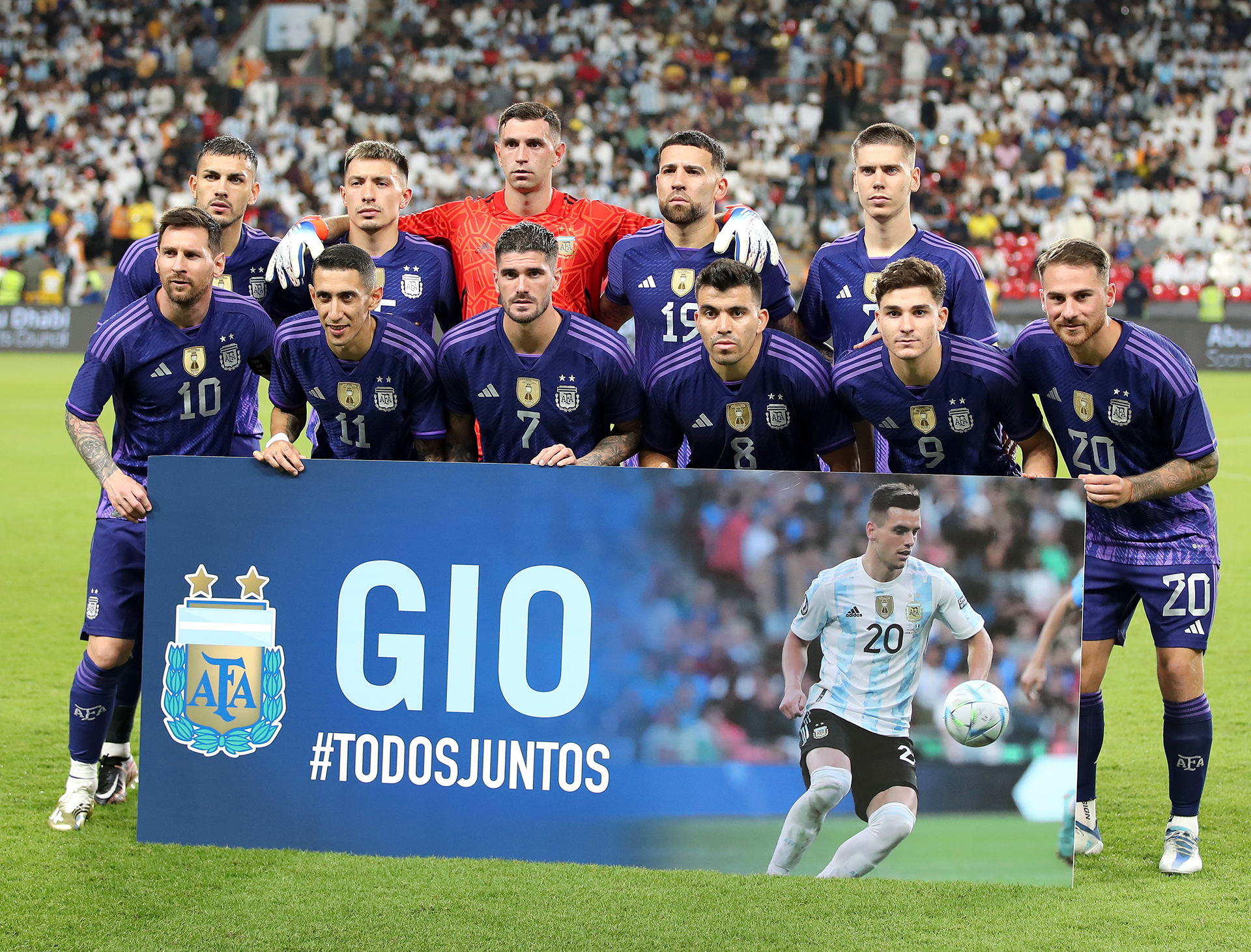 El gesto de la selección argentina con Giovani Lo Celso en la previa del último amistoso antes del Mundial